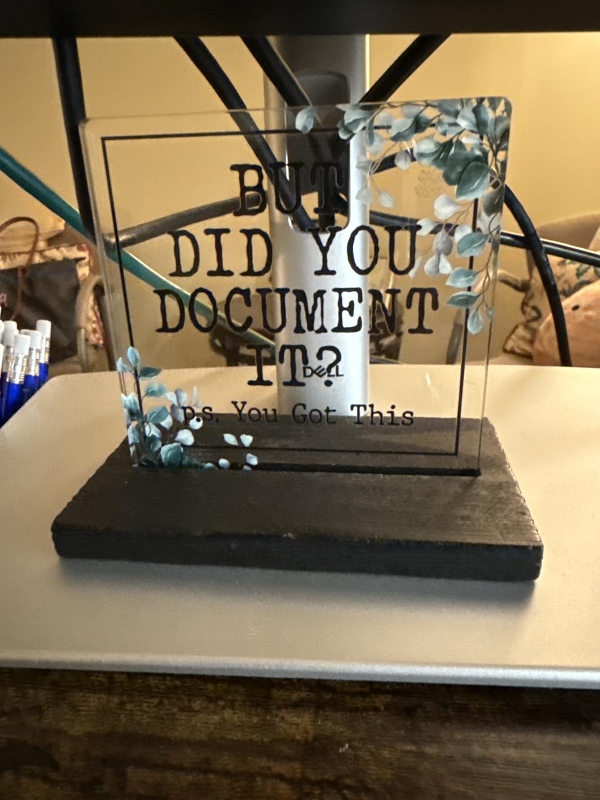 Accounts Payable Gift, Accountant Gift, Funny Office Humor Acrylic Plaque | Funny gift for AP teams, accountants, bookkeepers, auditors and finance staff customer photo 1