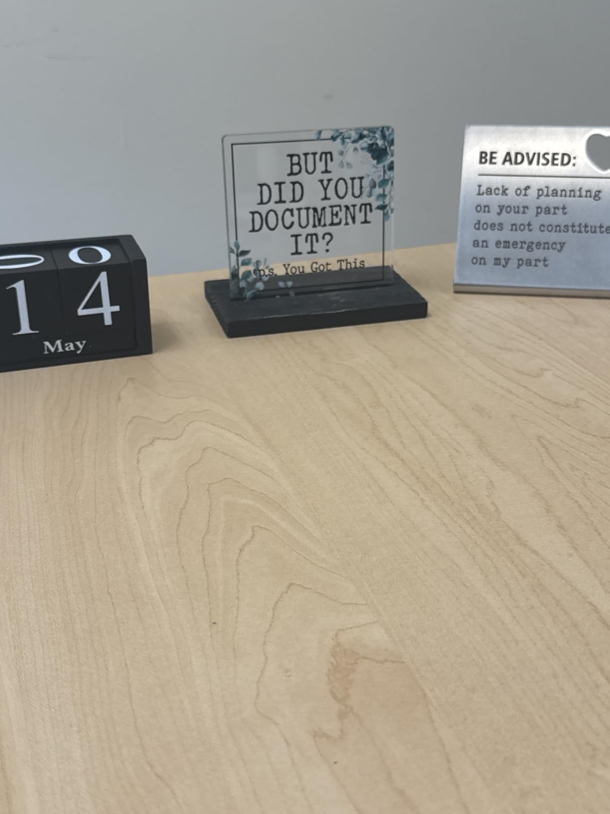Accounts Payable Gift, Accountant Gift, Funny Office Humor Acrylic Plaque | Funny gift for AP teams, accountants, bookkeepers, auditors and finance staff customer photo 2