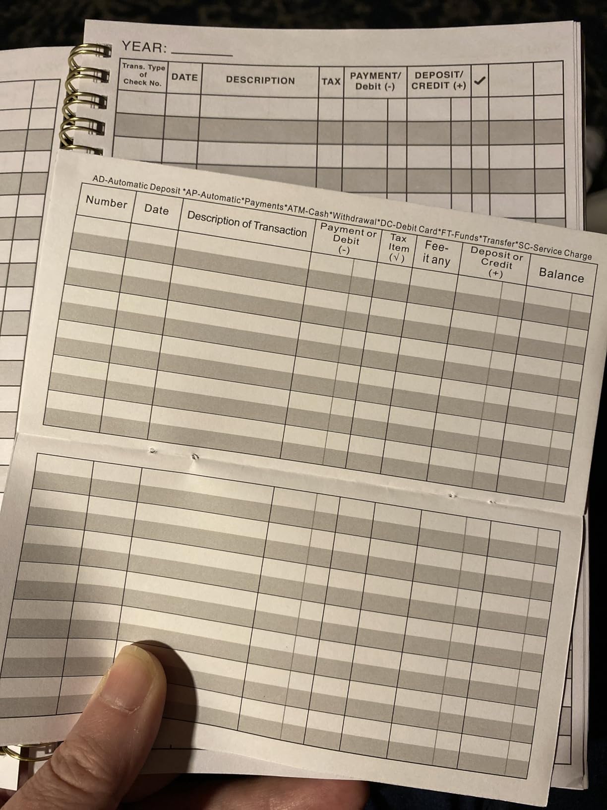 2 Pack Expense Tracker Ledger Book - Finance Book for Home Budget Tracking, Business Bookkeeping - Home Budget Notebook, Finance Planner - Expense Ledger for Small Business Bookkeeping (100 Pages 2 Pack) customer photo 2