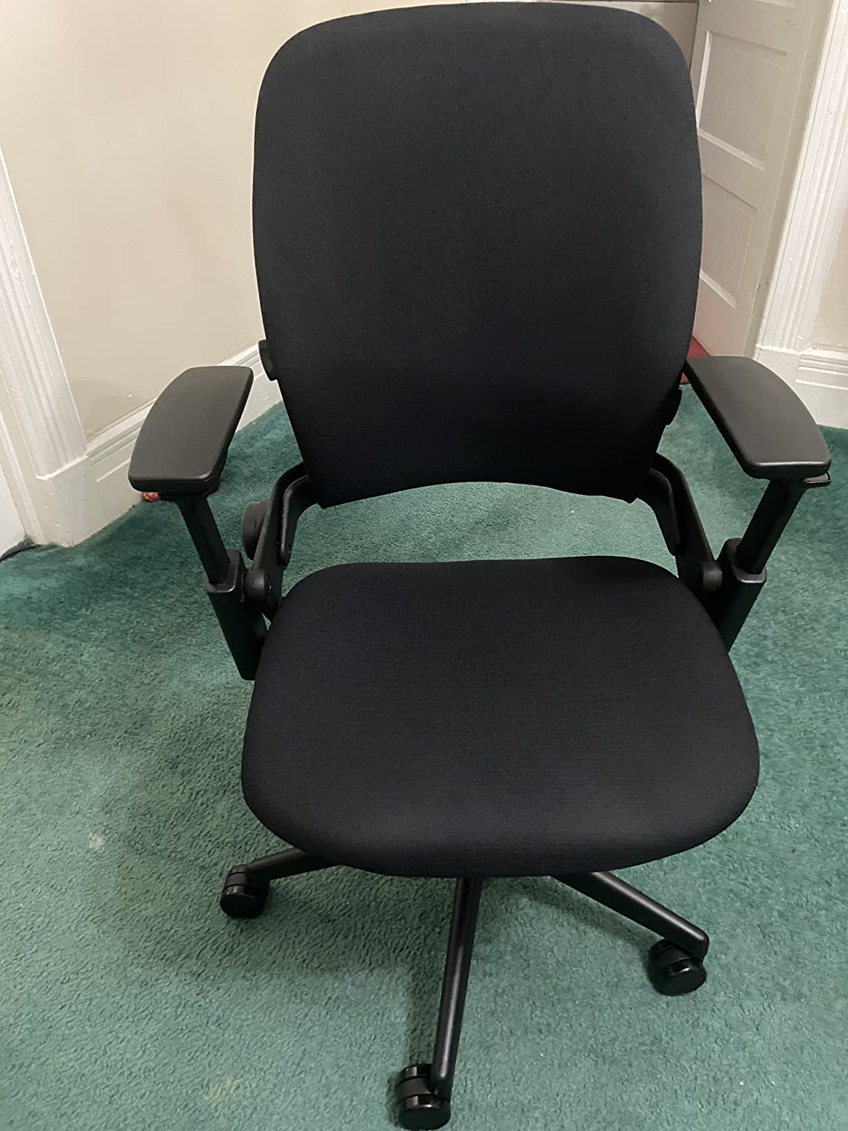 Steelcase Leap Upholstered Hard Casters - Cobalt (Premium Ergonomic Office Chair) customer photo 1