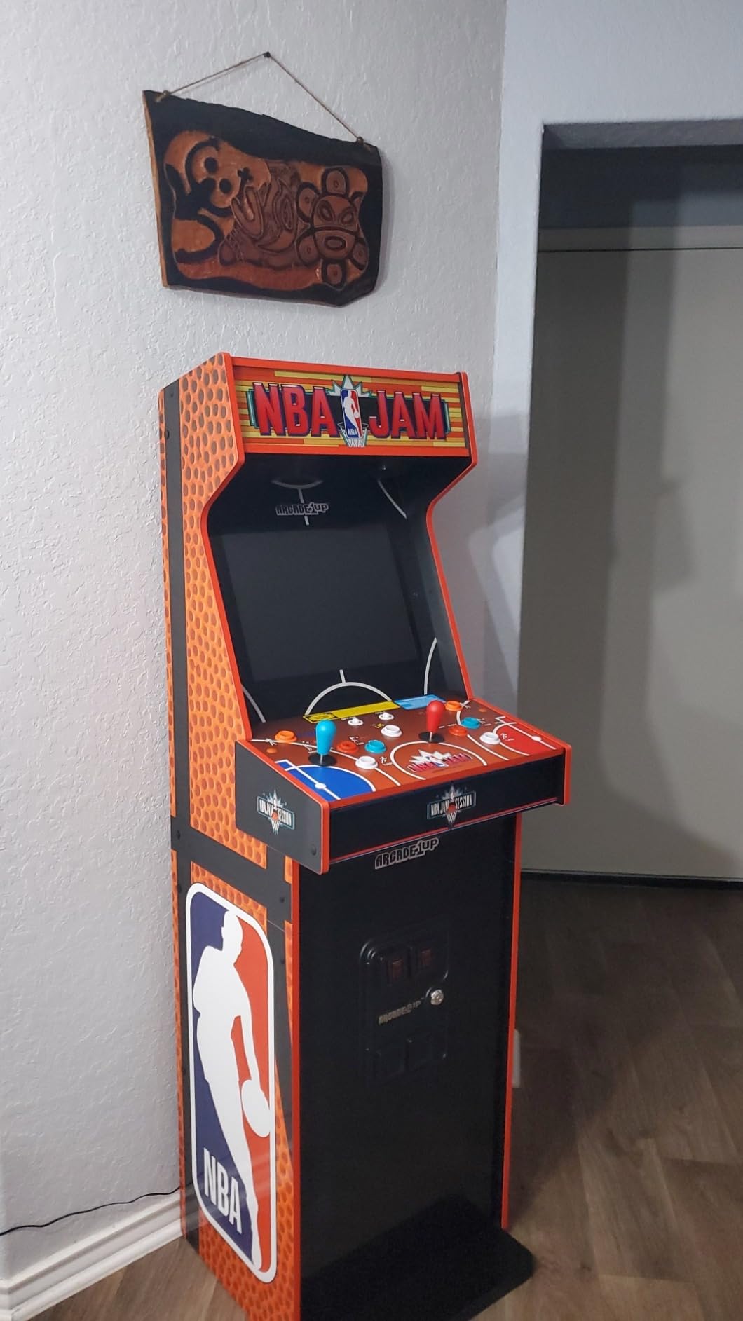 Arcade1Up NBA JAM Deluxe 2-Player Home Arcade Machine, Over 5-Foot | Cabinet with Online Multiplayer, Light-Up Marquee and 3 Classic Basketball Games customer photo 2