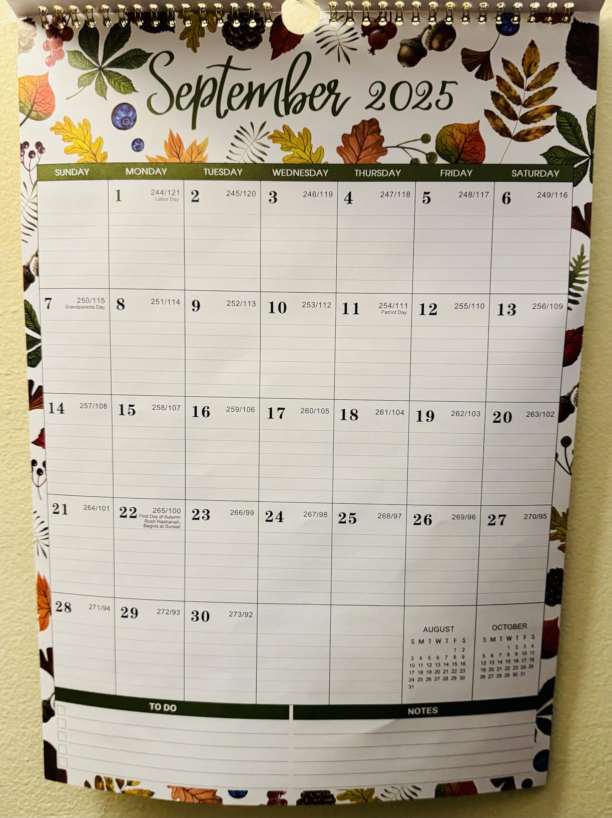 2027 Calendar - 2027 Wall Calendar, Large Wall Calendar 2027 | Jan 2027 - Dec 2027, 12