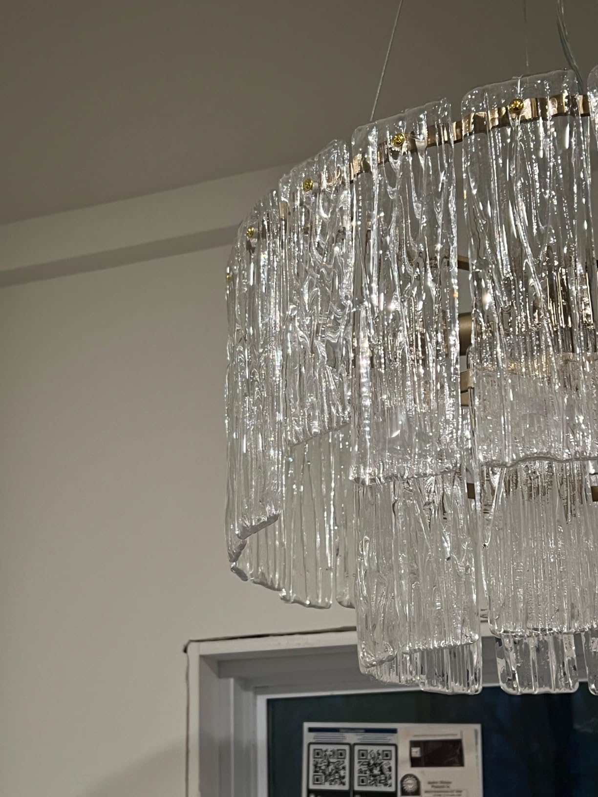 CATINER Gold Drum Chandelier 24.4