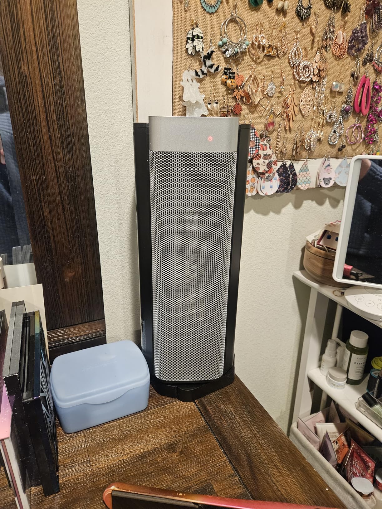 AEOCKY 3rd-Gen Space Heater, 1500W PTC Electric Heater | AI Thermostat, Indoor Use with Remote, 70° Oscillation, Utmost Silence customer photo 1