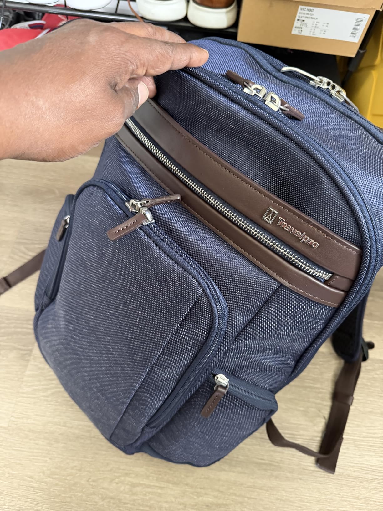 Travelpro Platinum Elite Business Laptop Travel Backpack, Fits up to 16 Inch Laptop, Water Resistant, Men and Women, Black customer photo 1