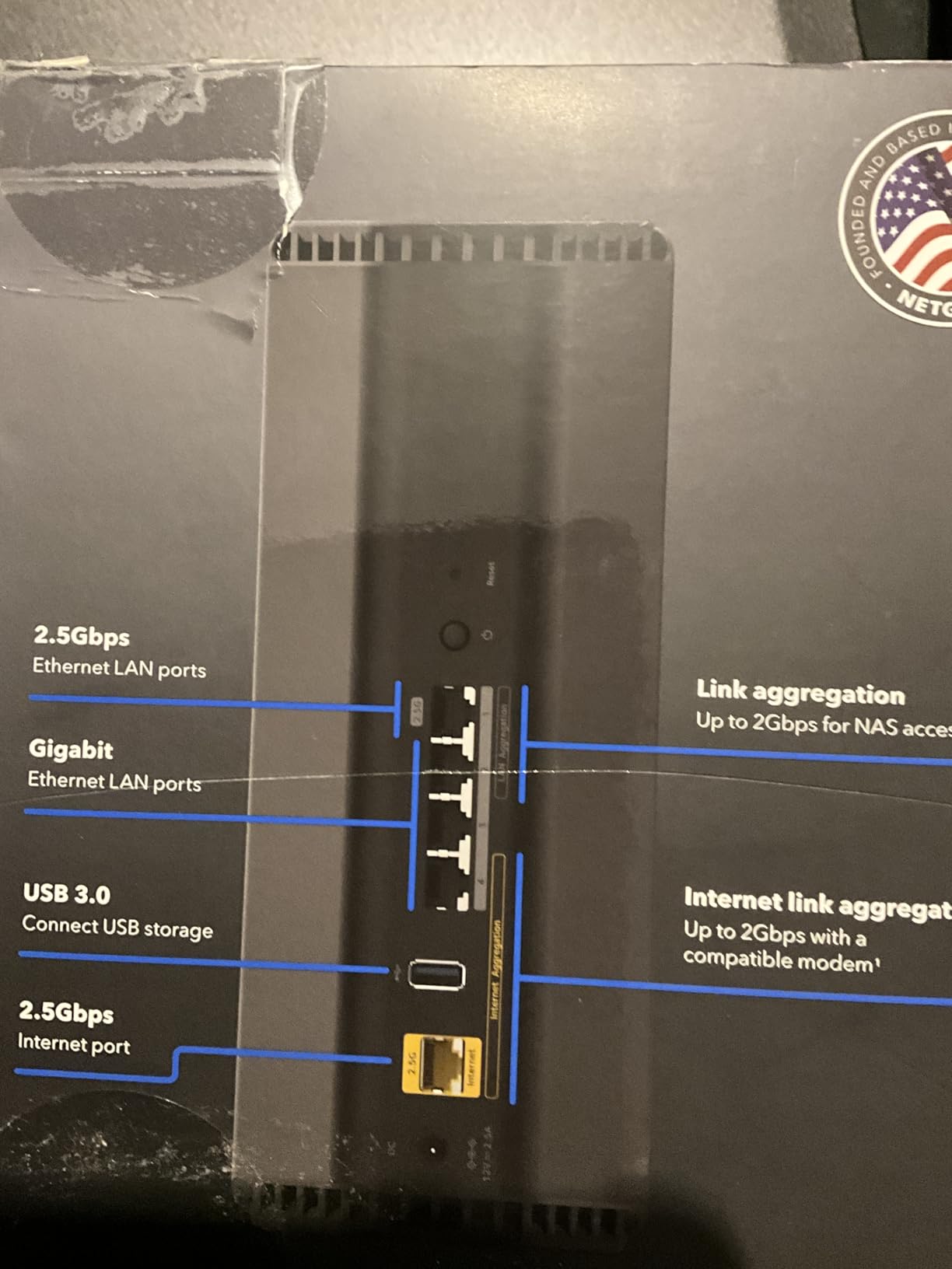 NETGEAR Nighthawk Dual-Band WiFi 7 Router (RS200) Router Only - BE6500 Wireless Speed (up to 6.5 Gbps) - Covers up to 2,500 sq. ft., 80 Devices - 2.5 Gig Internet Port - Free Expert Help customer photo 2