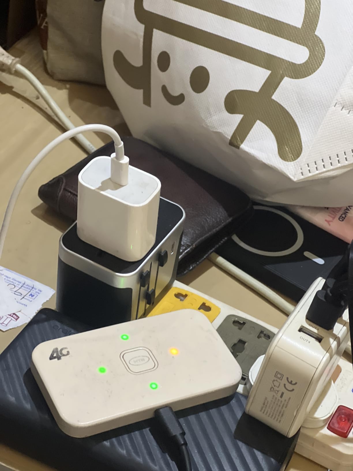 Ceptics 30W Universal Travel Adapter - 2 USB-A + 3 USB-C, 6 in 1 Design | Universal Power Adapter with 30W USB-C, Type A, C, G, I Plugs for USA, EU, UK, AU & more, Universal socket, 8A Fuse Protected customer photo 1