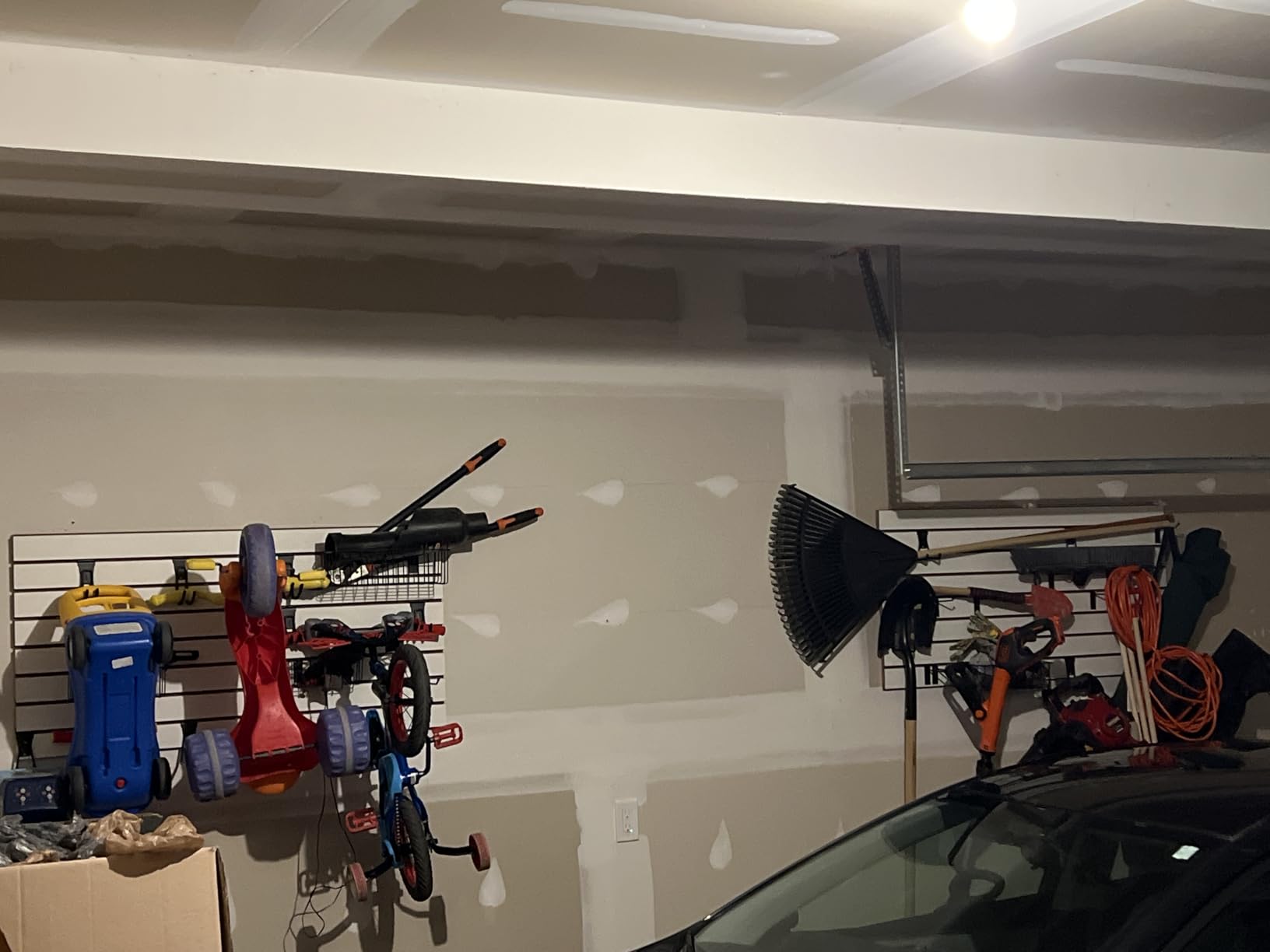 Heavy-Duty Slatwall Baskets and Hooks - Slatwall Accessories for Standard Slatwall Panels | Ideal for Organizing Garages and Workshops customer photo 2