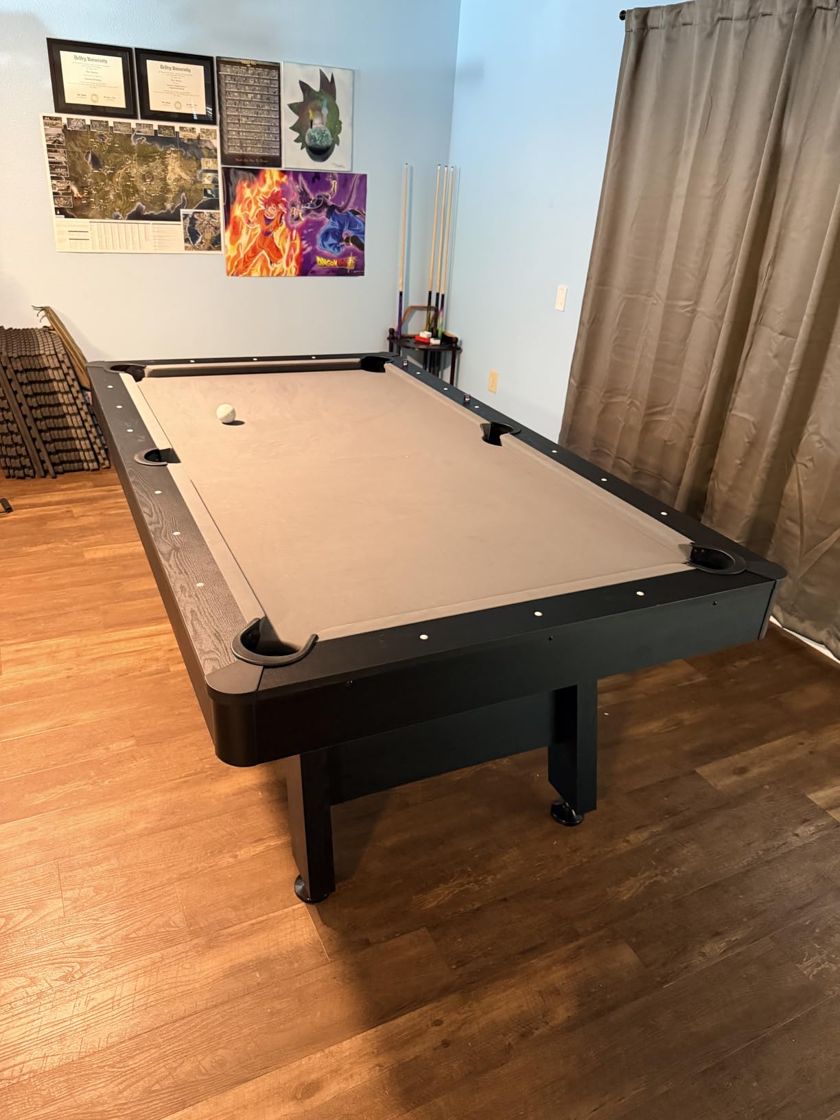 GoSports 7 and 8 ft Pool Tables with Wood Finish customer photo 1