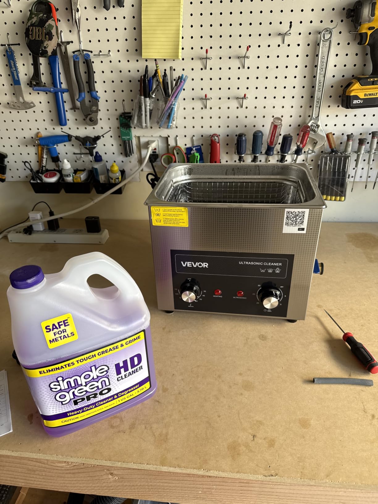 VEVOR 2L Sonic Cleaner with Heater Timer & Basket, Professional Digital Sonic Cavitation Machine, 60W Cleaning Machine for Watch Instruments, Glasses, Coin, Metal Parts, Tool customer photo 2