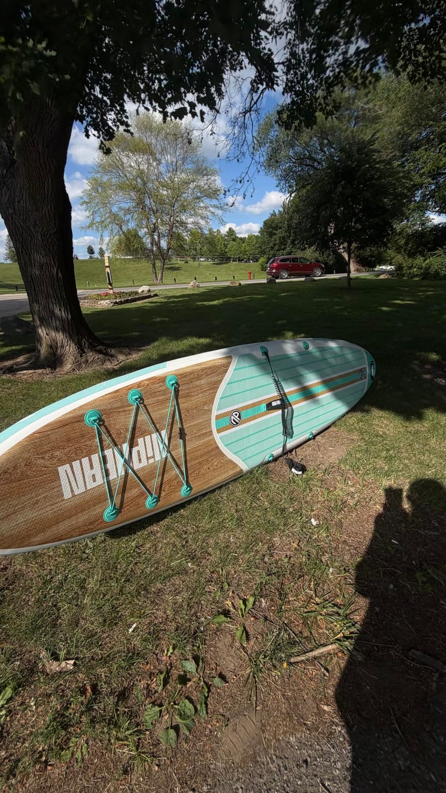 Niphean Inflatable Stand Up Paddle Board with SUP Accessories | 10'6'' SUP, Anti-Slip EVA Deck, 450 lbs Capacity Inflatable Paddle Boards for Adults & Youth of All Skill Levels customer photo 1