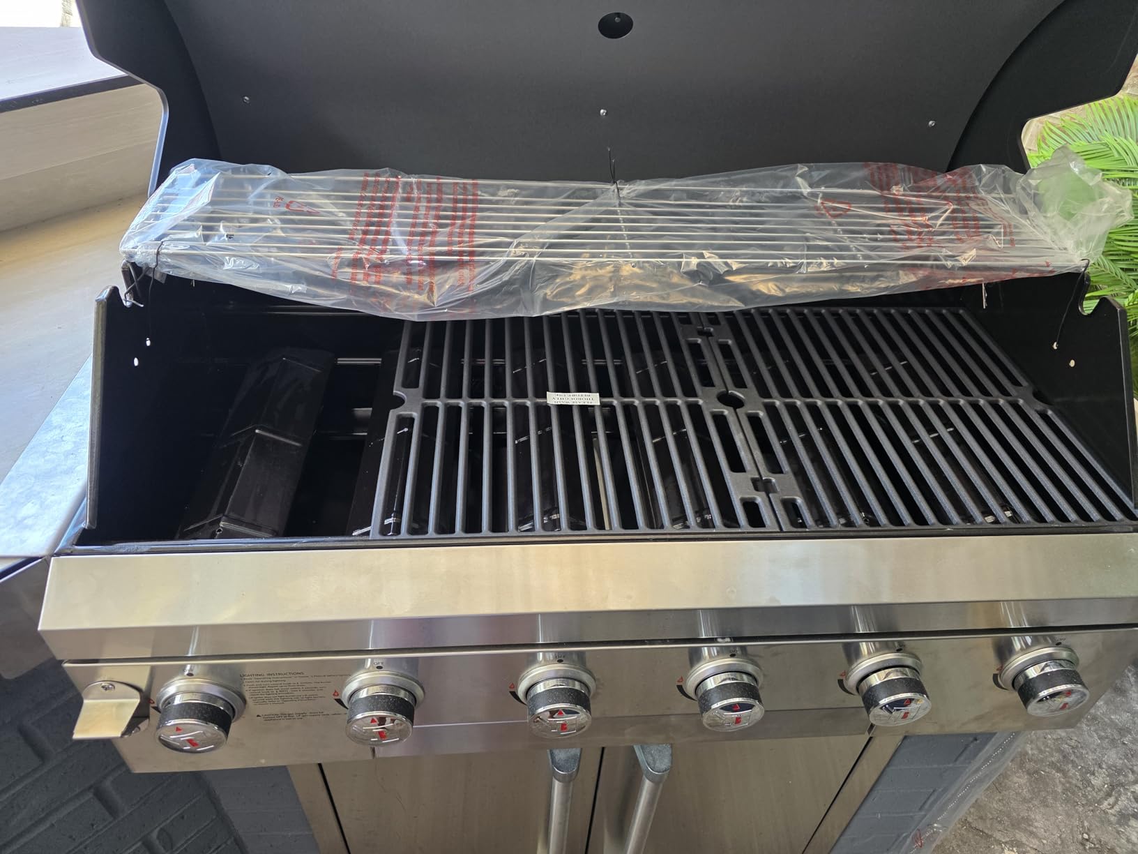 Brand-Man Propane Gas Grill, 40-Inch 6-Burner Built-In Head BBQ Island Outdoor Kitchen, Natural Gas Convertible, Heavy Duty 304 Stainless Steel, 60,000BTUs customer photo 2