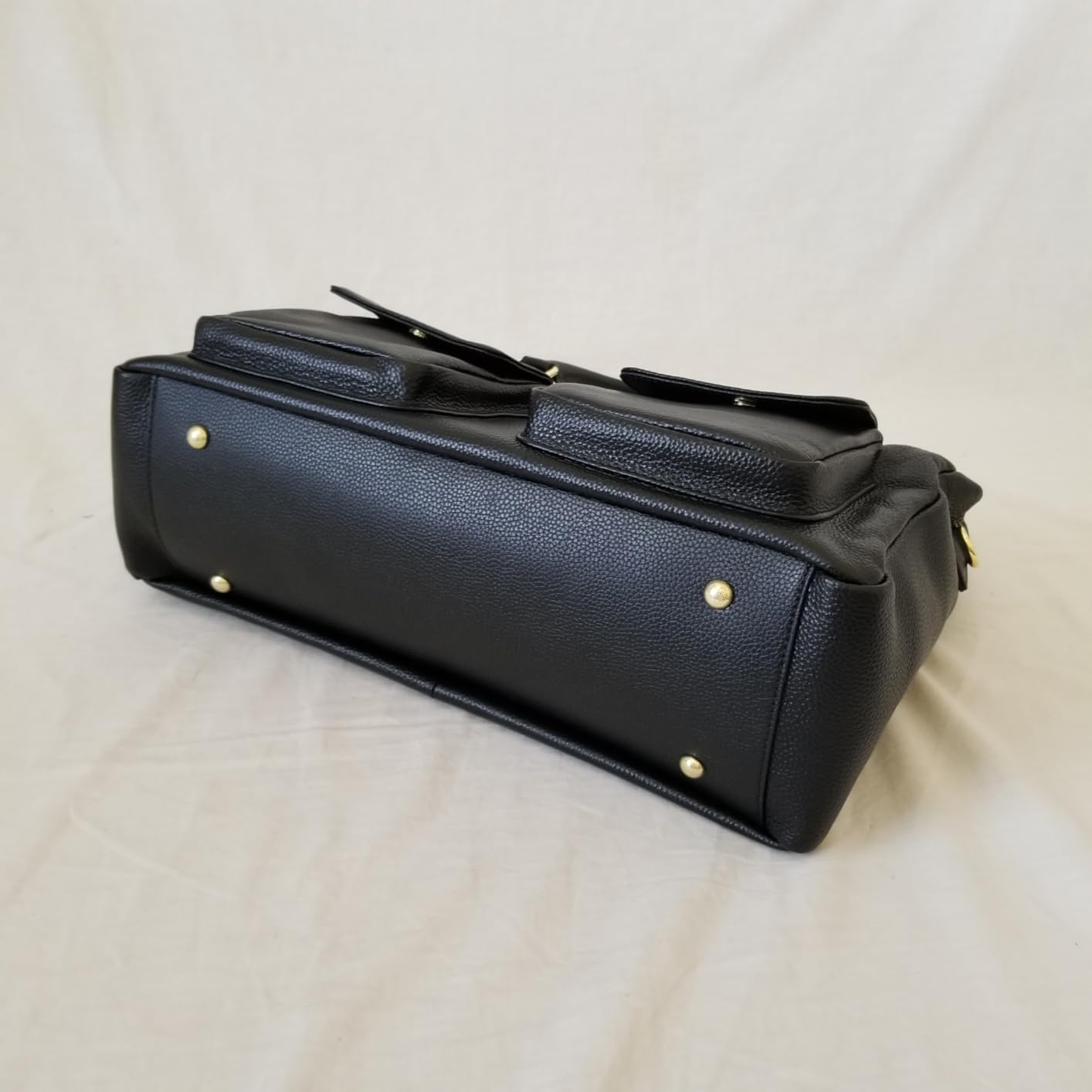 Kattee Leather Briefcase for Women, 15 Inches Laptop Bag, Work Tote with Luggage/Shoulder Strap customer photo 2