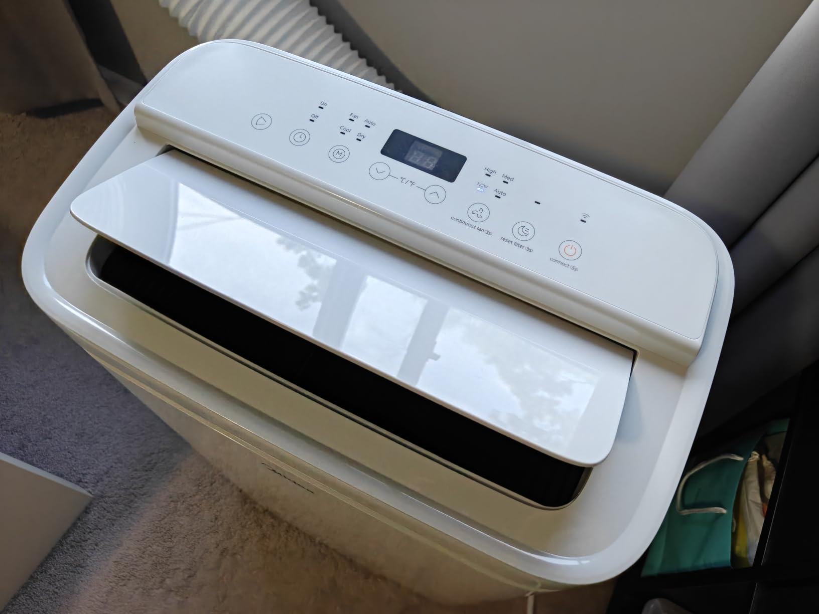 14,000 BTU ASHRAE Portable Air Conditioner, Cools up to 450 Sq. Ft. | 10,000 BTU SACC Portable AC, Smart APP & Remote Control, Amazon Alexa & Google Assistant customer photo 2