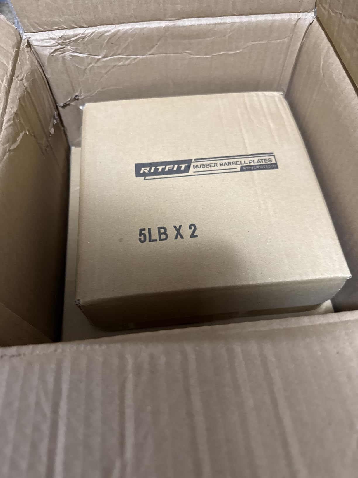 RitFit Barbell Weight Set - 4/6FT Olympic Barbell with Weight Plates (55-115LB Total) customer photo 2