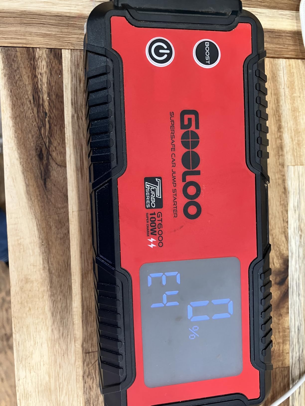 GOOLOO GT6000 Jump Starter 6000A 12V with 100W Bi-Directional Fast Charge customer photo 2