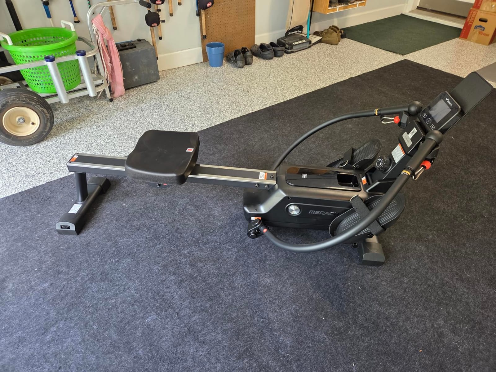 Merach RS3 Scull Rowing Machine for Home, Simulate Real Row, Ergonomic Seat | 16 Levels Quiet Magnetic Resistance, Multiple Rower Modes, Full-Body Workout, Multi-App Support, Max 350 lbs Capacity customer photo 2