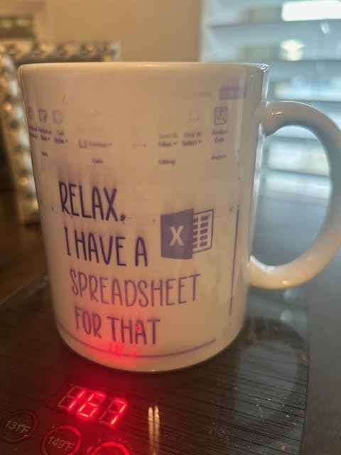 Relax, I Have A Spreadsheet for That - Accountant Gifts - Funny Accountant Coffee Mug Gifts for Boss CPA Coworker Finance Banker - Spreadsheet Mug - Accounting Birthday Graduation Gift 11oz customer photo 1