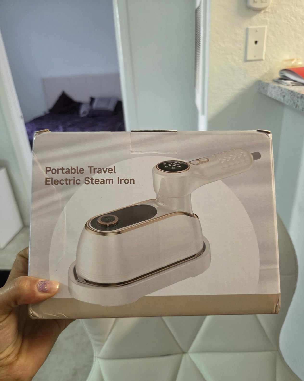 NIASSO Travel Steamer, 1200W Portable Handheld Fabric Steamer | 4 Modes with LCD Display, 150ML Water Tank, 10S Fast Heat-Up customer photo 2