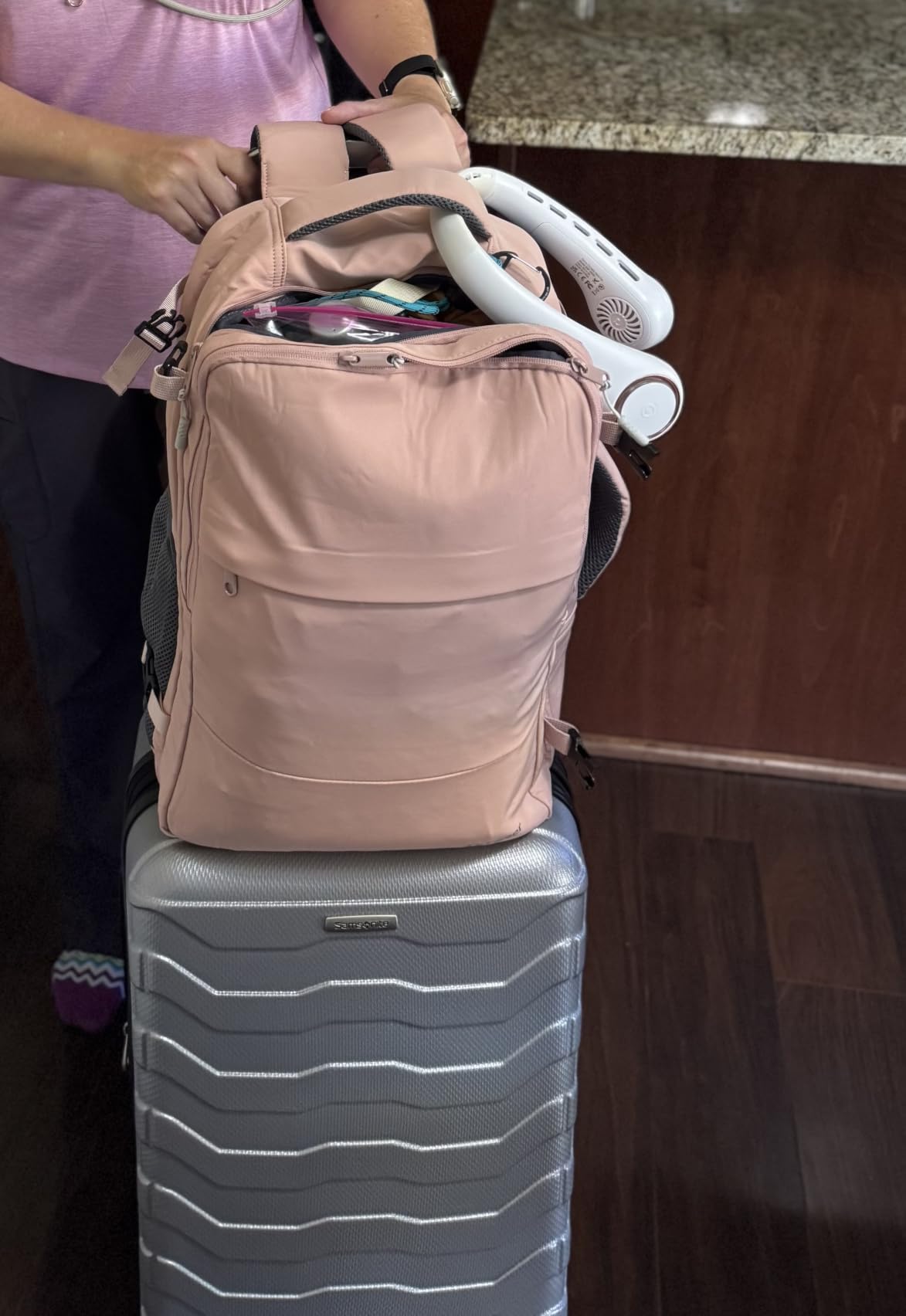 Taygeer Laptop Backpack, Carry On Backpack with 17.3inch Laptop Compartment | Airline Approved TSA Friendly Backpacks for Nursing Doctor Business Travel, Travel Daypack for Work Essentials customer photo 2
