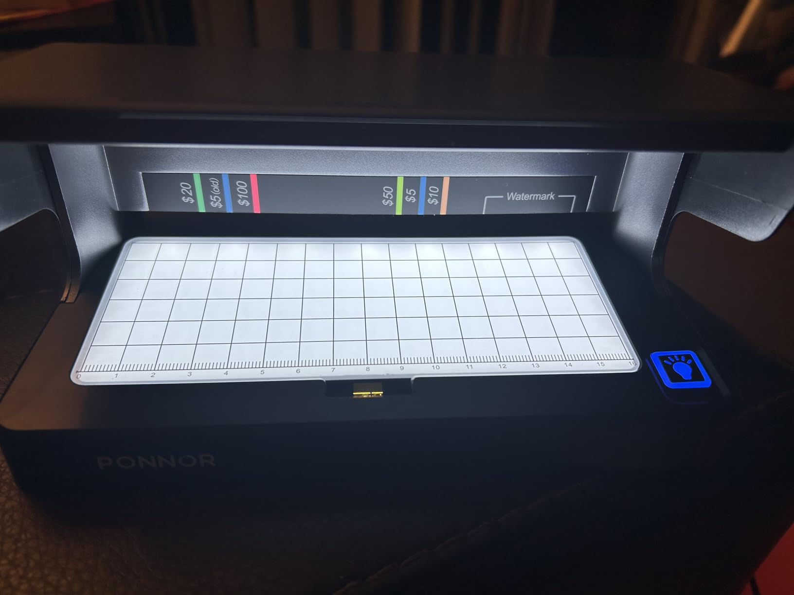 PONNOR AL-12 Counterfeit Bill Detector Money Checker Machine with Dual UV LED Light for Credit Card & ID Detection, Suitable for All Currencies with Auto ON/Off Rechargeable Battery customer photo 1