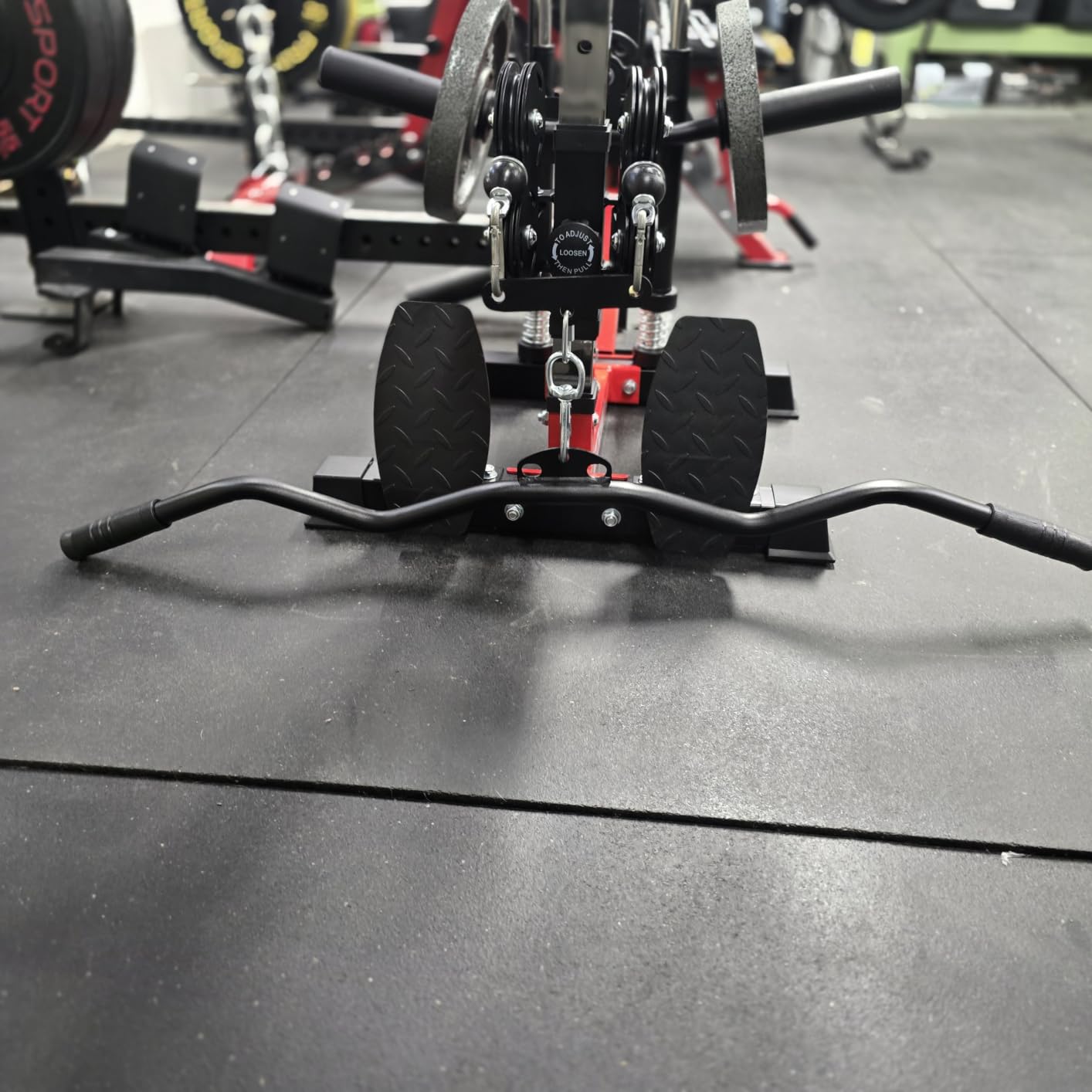 Wall Mount Cable Station, WM1 Cable Crossover Machine with 17 Positions, High and Low Cable Crossover Machine with Removable Footplate for Garage Home Gym customer photo 2