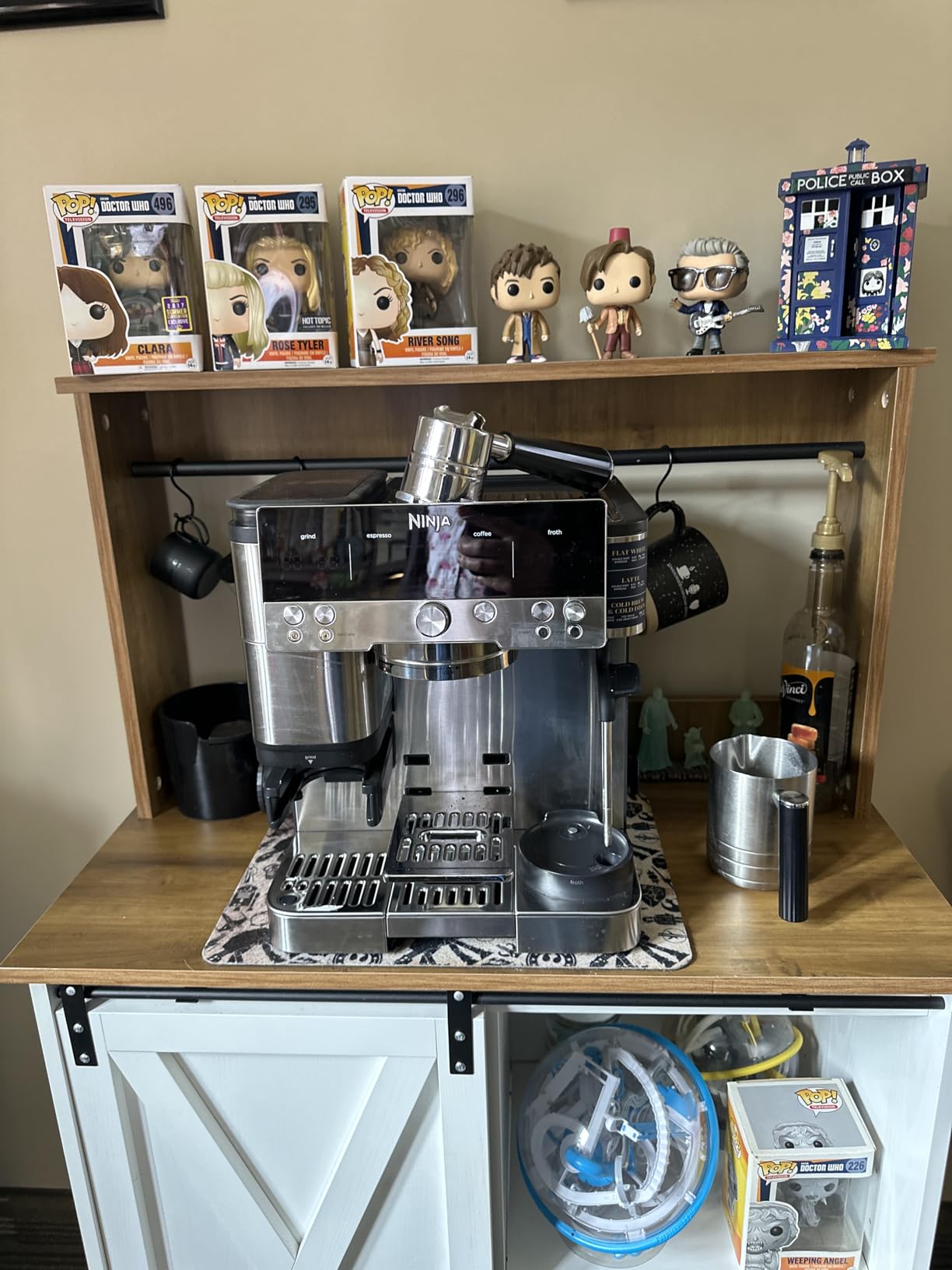 Ninja Luxe Cafe Premier Espresso & Rapid Cold Brew, Gunmetal, ES601GM | Drip Coffee, Built-in Coffee Grinder, Hands-Free Milk Frother, Assisted Tamper for Cappuccinos & Lattes customer photo 2