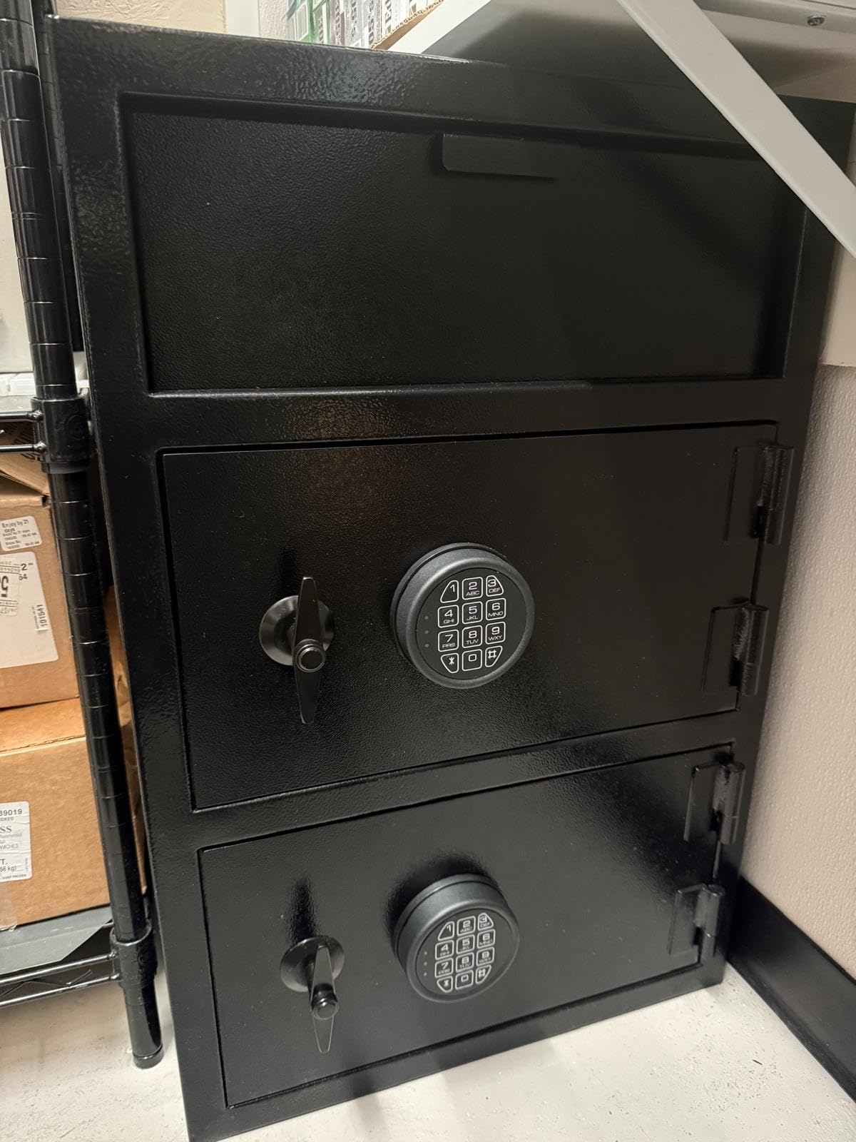 2.8 CuFt Drop Safe for Business Depository Cash Safes with Drop Slot Money Safe Box with Digital Combination and Anti-Fishing for Home Office Hotel Restaurant customer photo 2