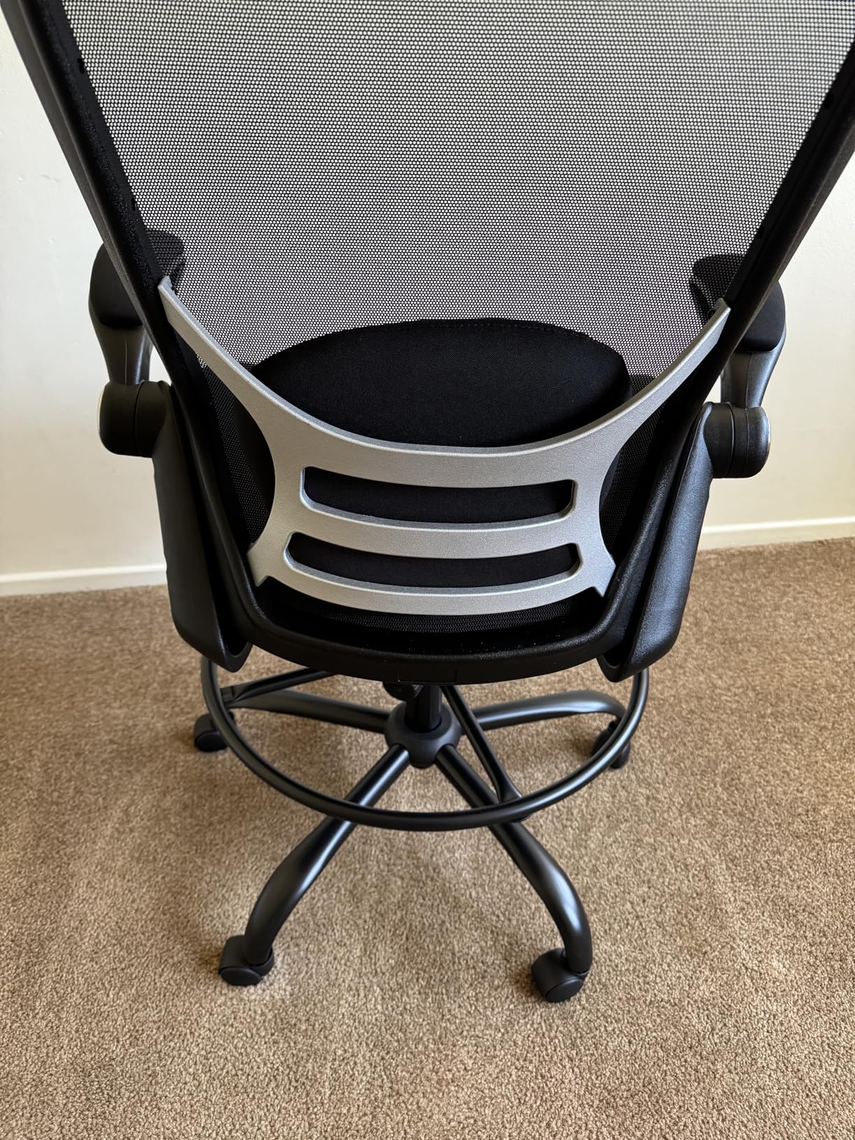HYLONE 400lbs Big and Tall Heavy Duty Drafting Chair 5