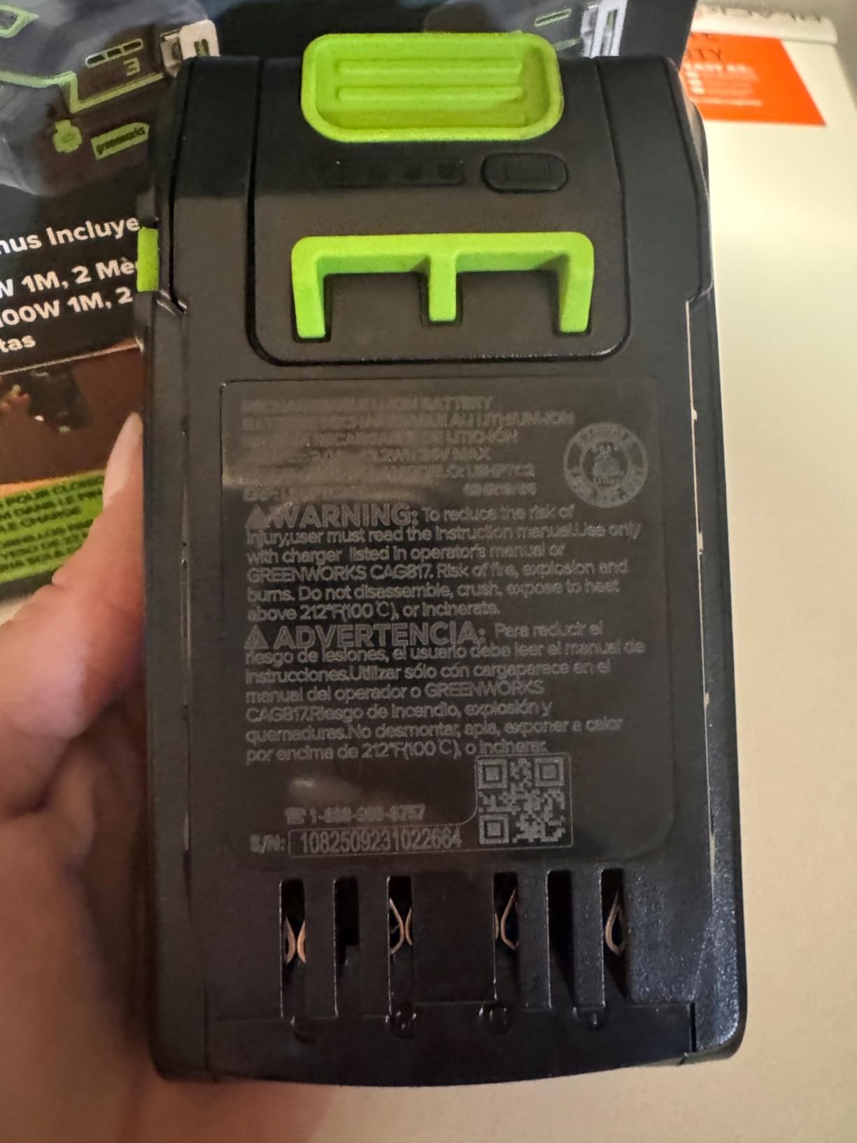Greenworks 24V Cordless Brushless 400 in-lbs Drill/Driver+1950 in-lbs Impact Driver Combo, High Torque, Lightweight, (2) 2.0Ah USB-C Batteries(12,000mAh Power Bank) and 65W USB-C Fast Charger(3-Port) customer photo 1