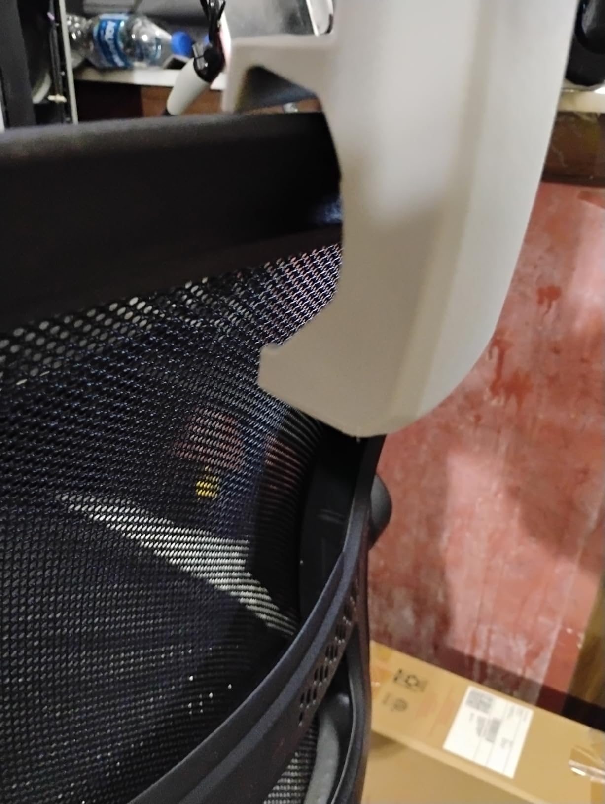 Ergonomic Mesh Office Chair for Home Office, Flip-Up Arms, Breathable Mesh Back & Thick Seat Cushion, Swivel Rolling Computer Desk Chair, BIFMA Certified, Supports 300 lbs (Black Frame/Black Seat) customer photo 2