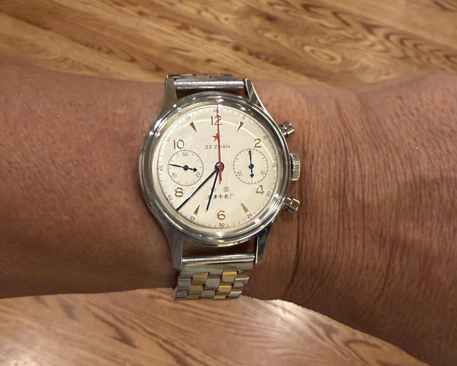 SEA-GULL Men's Mechanical Wristwatch, Seagull 1963 Aviation Chronograph Pilot Mechanical Watch, Manual Winding, GD 1963 International Edition, ST1901 customer photo 1