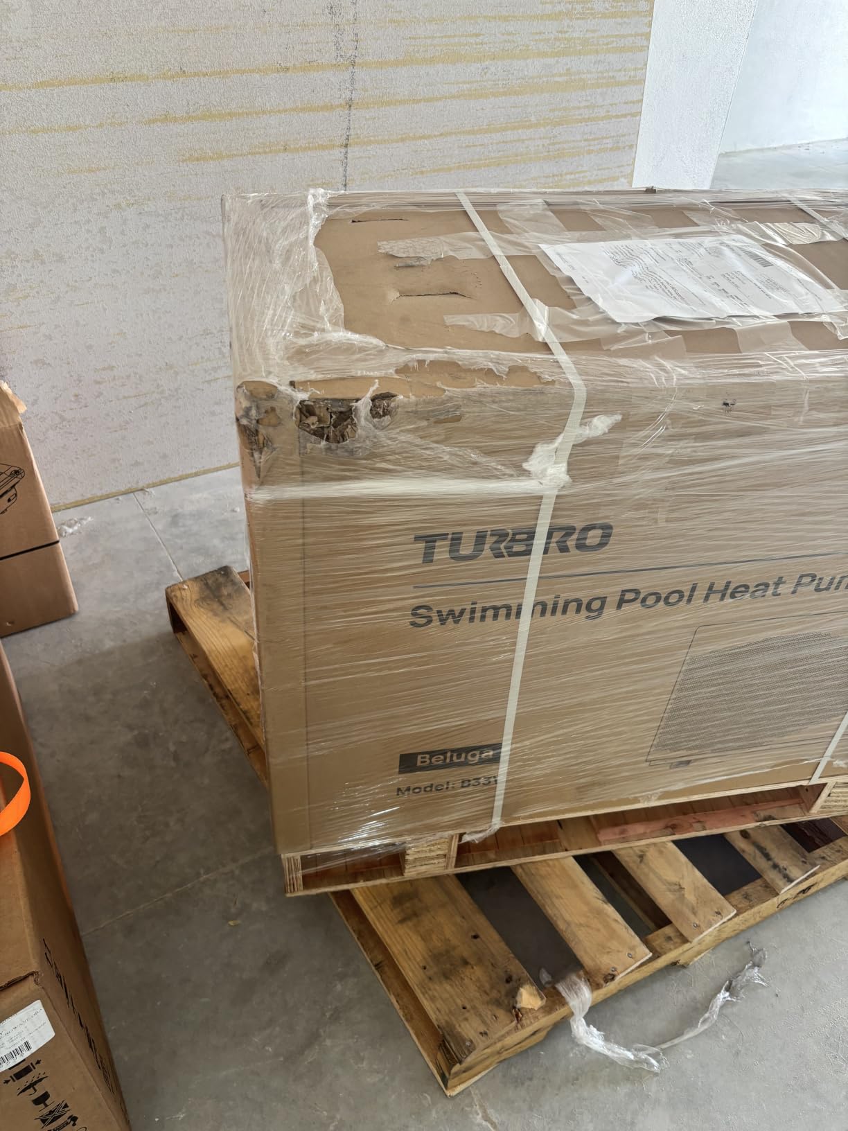 TURBRO 33,000 BTU Inverter Swimming Pool Heat Pump, Up to 10,000 Gallons | Heating and Cooling, Up to 15.8 COP, 110-120V, WiFi Control Electric Pool Heater for Above and Inground Pools, Beluga B33V customer photo 1