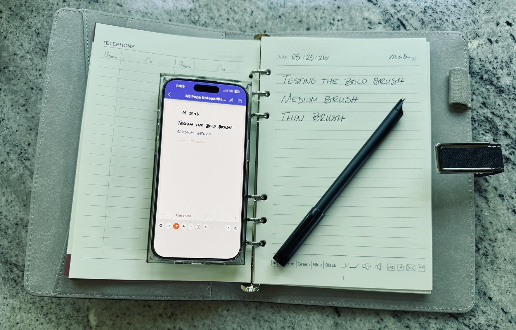Smart Sync Pen for Note Taking, Digital Notebook with Pen, Enables Synchronized Handwriting, OCR to Text, Offline Storage, Audio Recording and Note Sharing, Compatible with iOS and Android customer photo 2