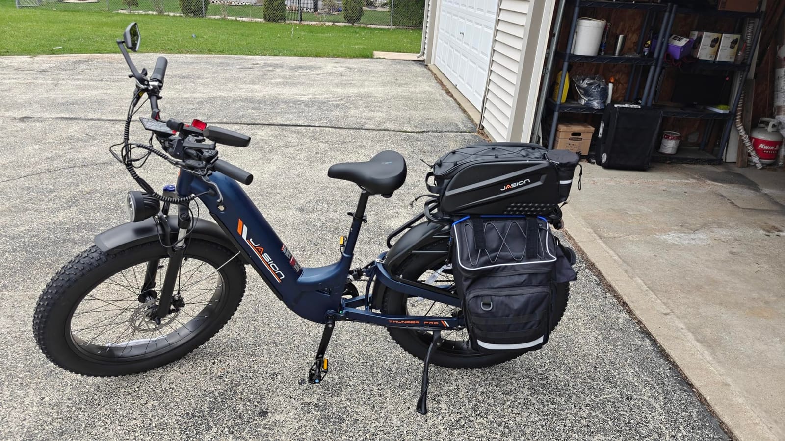 Jasion Thunder Electric Bike,1800W Peak Ebikes for Adults,26''Fat Tire Best Ebike for Men,80 Miles with 864Wh Battery,30+MPH Max Speed Bicycles,400LB Capacity,Certified by UL2849 customer photo 1