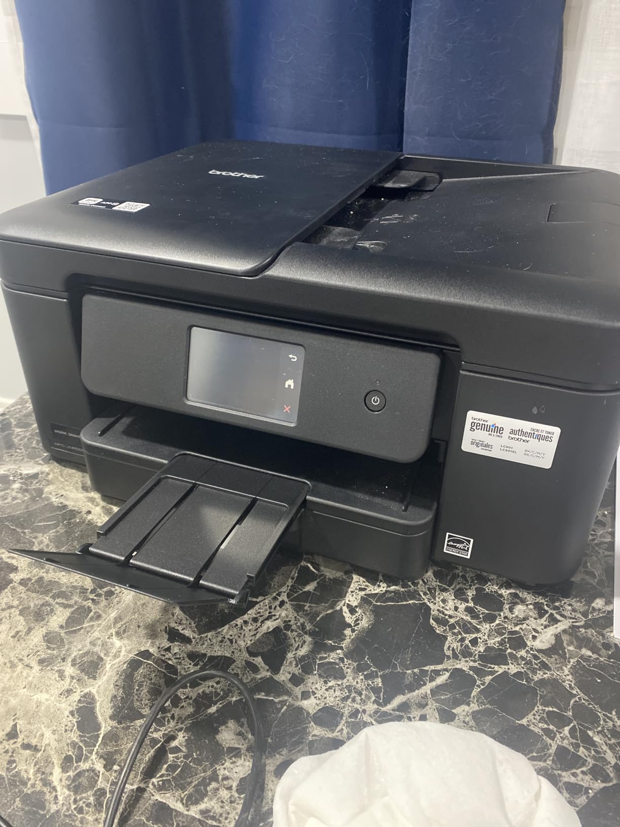 Brother Work Smart 1410 Wireless Color Inkjet All-in-One Printer with 2.7-inch Touchscreen and Automatic Duplex Printing (MFC-J1410DW) customer photo 2