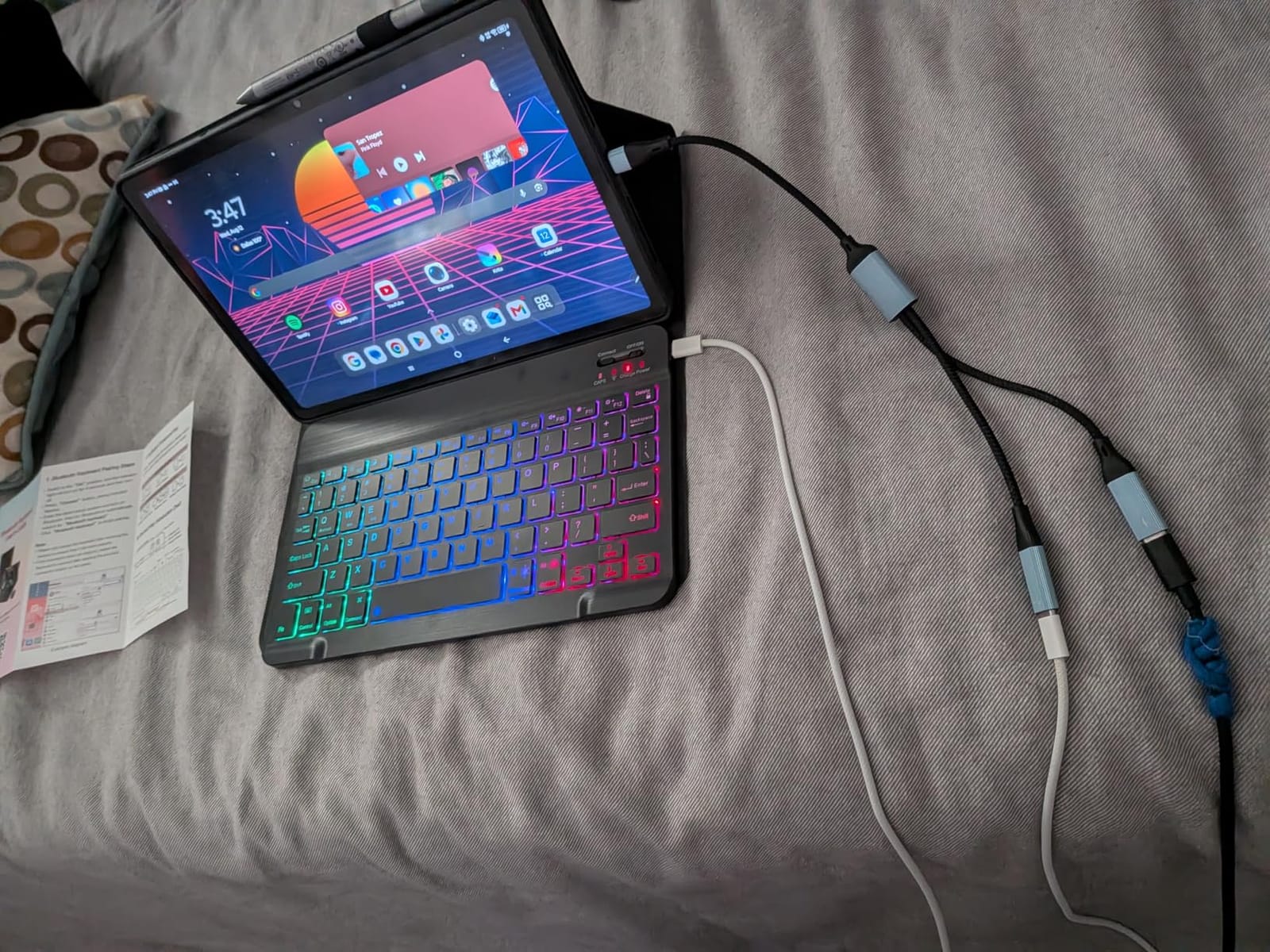 Lenovo Idea Tab - College Tablet - 11″ 2.5K IPS Touchscreen Display - 90Hz - MediaTek Dimensity 6300-8 GB Memory - 256 GB Storage - Integrated Arm Mali-G57 MC2 - Tab Pen and Folio Case customer photo 2