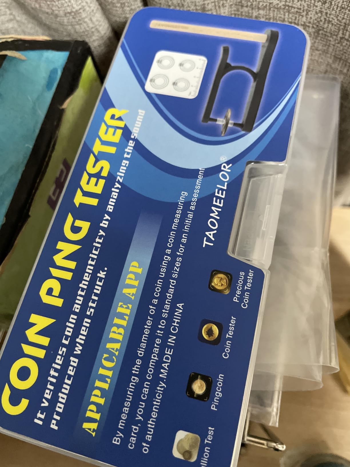 Coin Ping Tester Kit, The Pocket Coin Ping pinger Tester Kit, Gold & Silver Coin Ping Testing customer photo 1