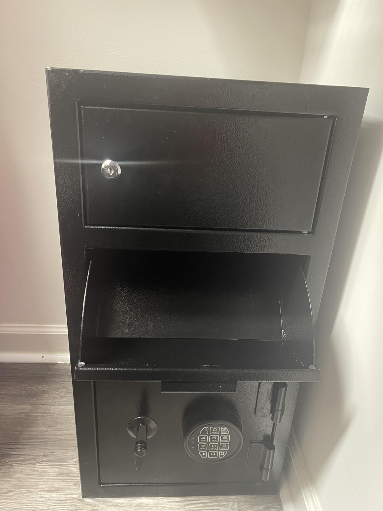 KAER 9.5 CuFt Large Drop Safe for Business, Deposit Safe Box with Drop Slot | Heavy Duty Double Door Money Security Safe with Digital Keypad & Fireproof Bag, Commercial Cash Safe for Retails Office Hotel customer photo 1