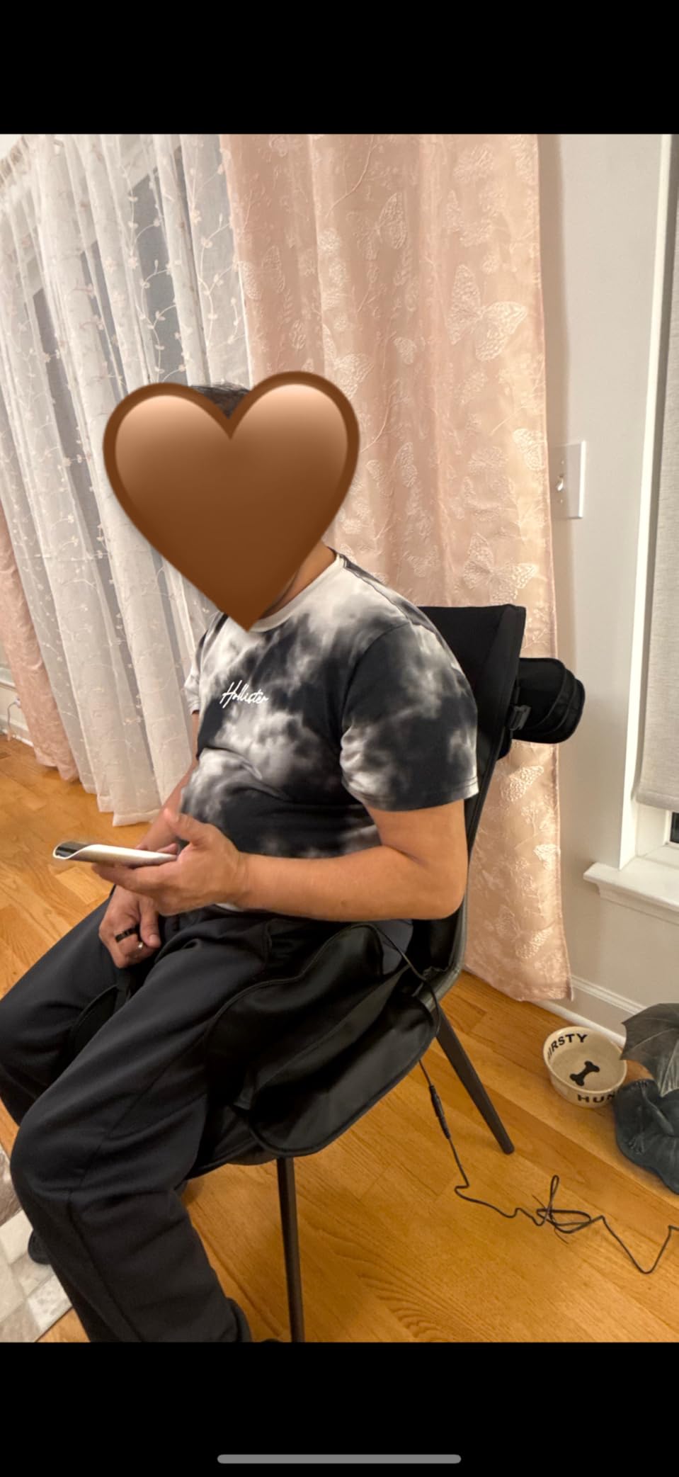 Shiatsu Massage Cushion with Heat, 3D Body Stretching Seat Traction, Kneading Back Massager for Chair with Seat Vibration, PU Leather Office Chair Massager for Home and Recliner, Gift for Father's Day customer photo 2