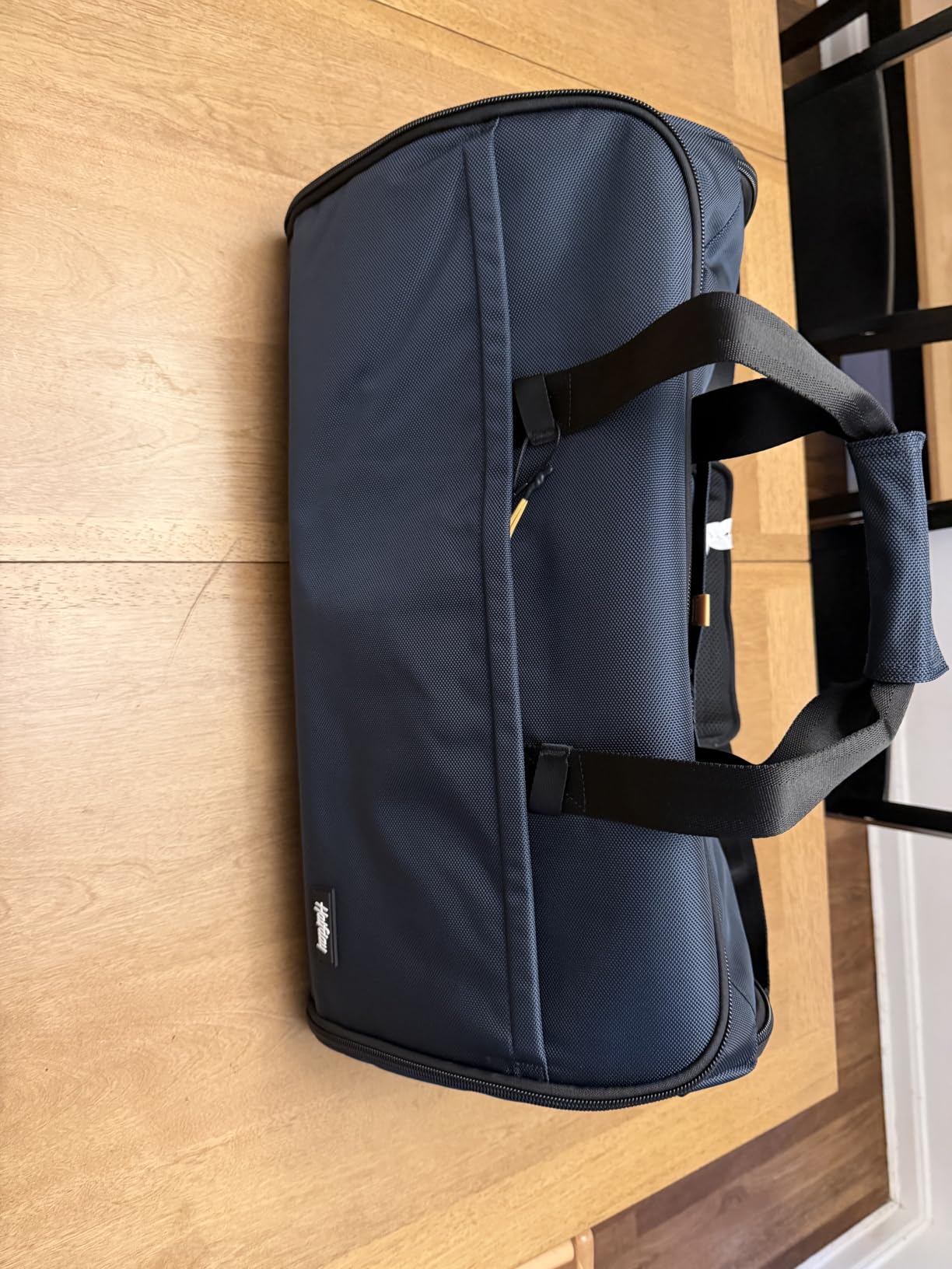 Halfday Convertible 2-in-1 Premium Garment Duffel Weekender Bag 45L: Wrinkle-Free Travel (Hanging Suit Compartment, Shoe Pockets, Trolley Sleeve), Balistic Nylon Carry-on, Pacific customer photo 1