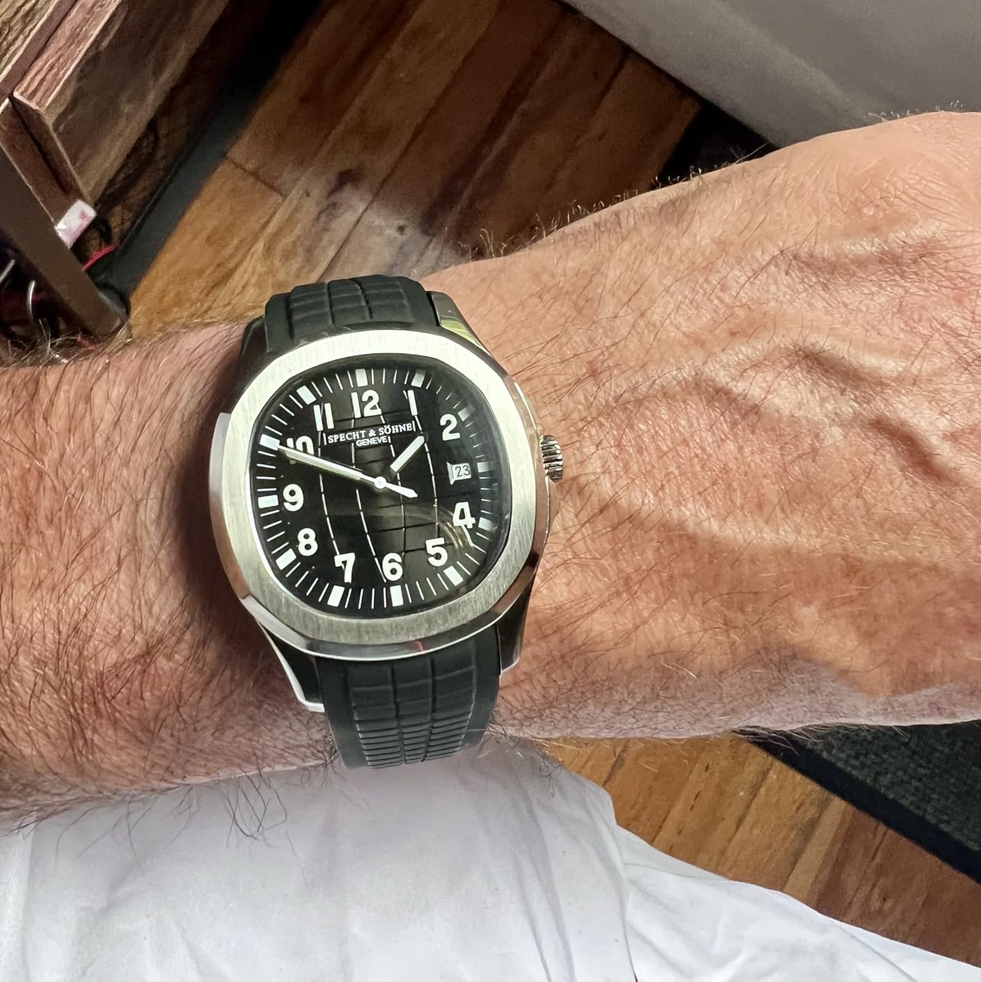 Specht & Söhne Watches for Men Japan Miyota 8215 Movement Watch Sport Movt Classic Automatic Mechanical Mens Wristwatch Rubber Strap Waterproof 40MM customer photo 2