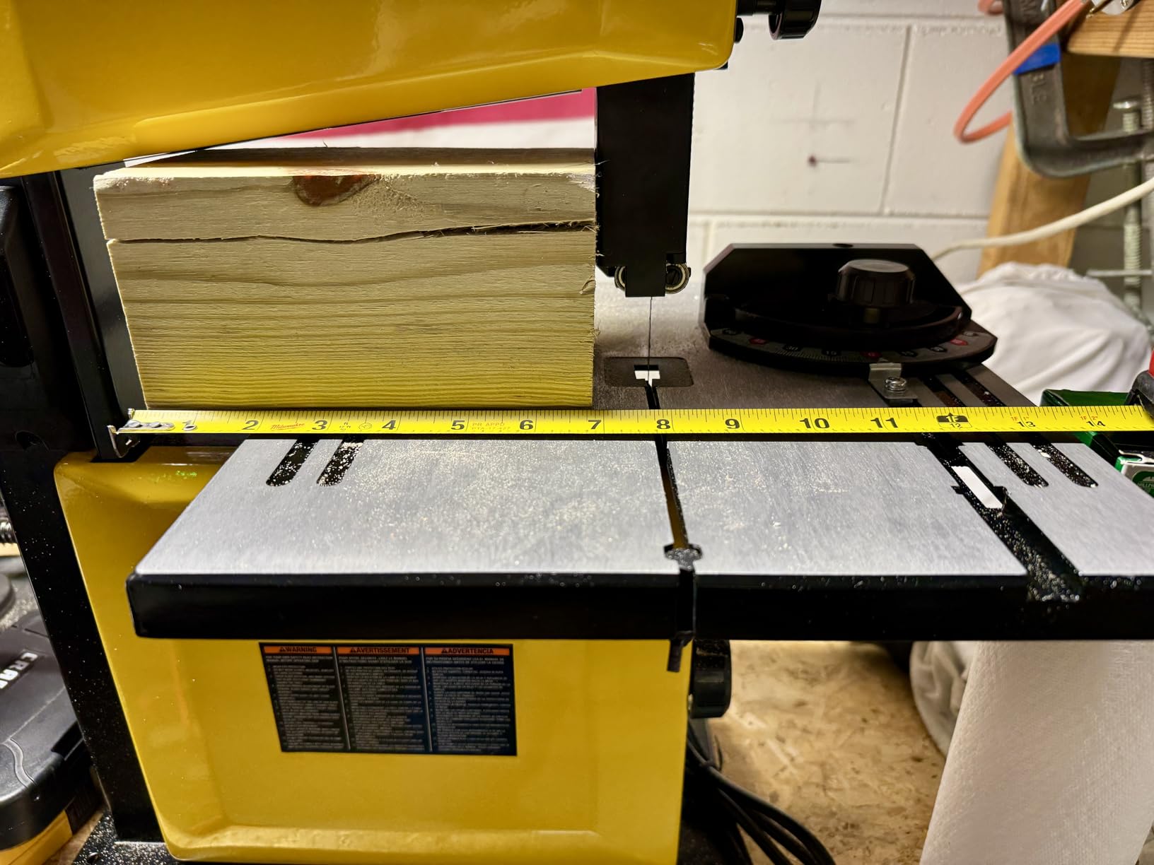 WOODSKIL 10-Inch Dual Speed Band Saw with Stand, 3.4A 2360/3000 FPM Benchtop Bandsaw with Quick Tension System & Quick Tool-Free Doors for Hard & Soft Woodworking, DIY customer photo 2