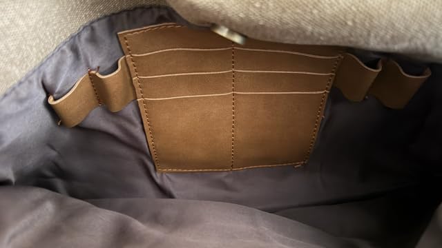 RAINSMORE Messenger Bag for Men, 15.6-17.3 Inch Laptop Bag for Work College, Padded Laptop Compartment, Multiple Pockets, Water-resistant Canvas Satchel Briefcase customer photo 1