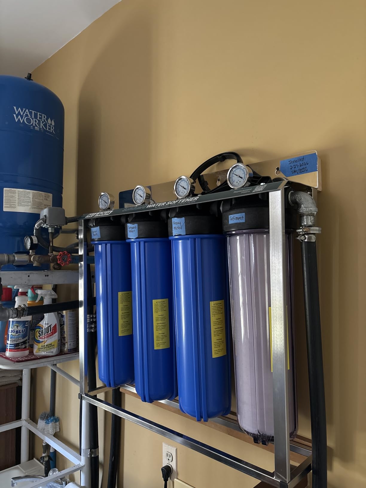 NU Aqua 4 Stage Salt Free Water Softener Whole House Filter System customer photo 2