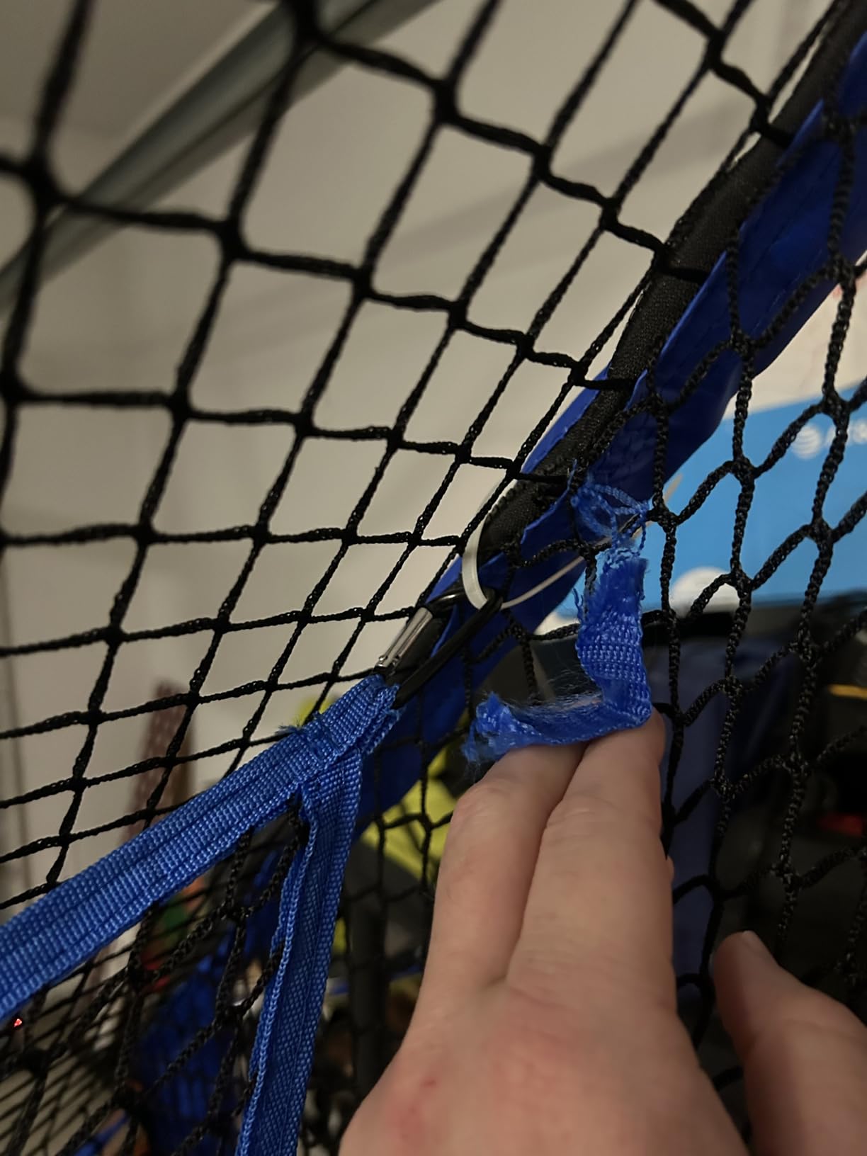 Golf Net with Extra Striking Net, Heavy Duty Golf Practice Hitting Net | For Garage Backyard Swing Chipping Driving Range, Indoor Outdoor Golf Baseball Multi Sport Use customer photo 1