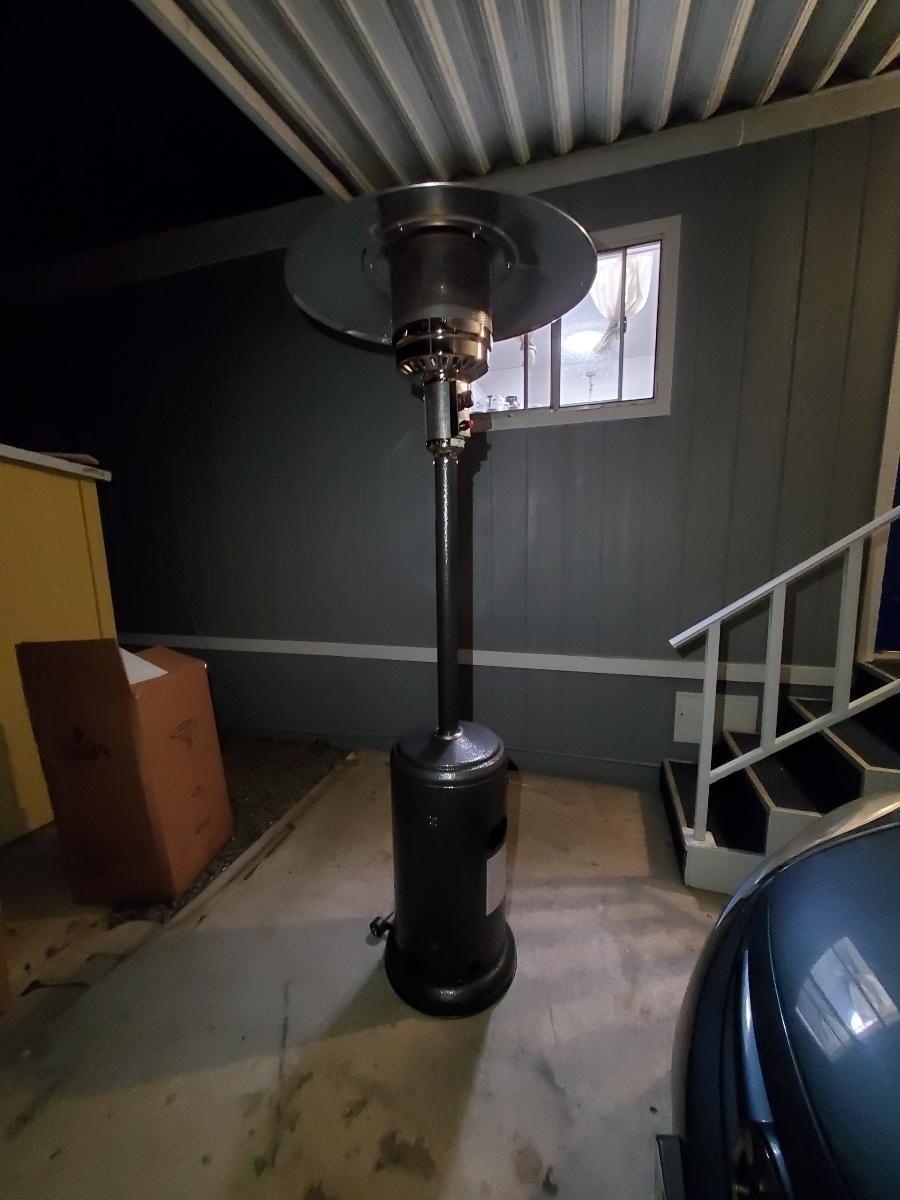 Pamapic Outdoor Heaters for Patio with Round Table Design, Premium 304 Stainless Steel Burner, Triple Protection System Propane Patio Heater for Porch Garden, Residential & Commercial Use customer photo 2