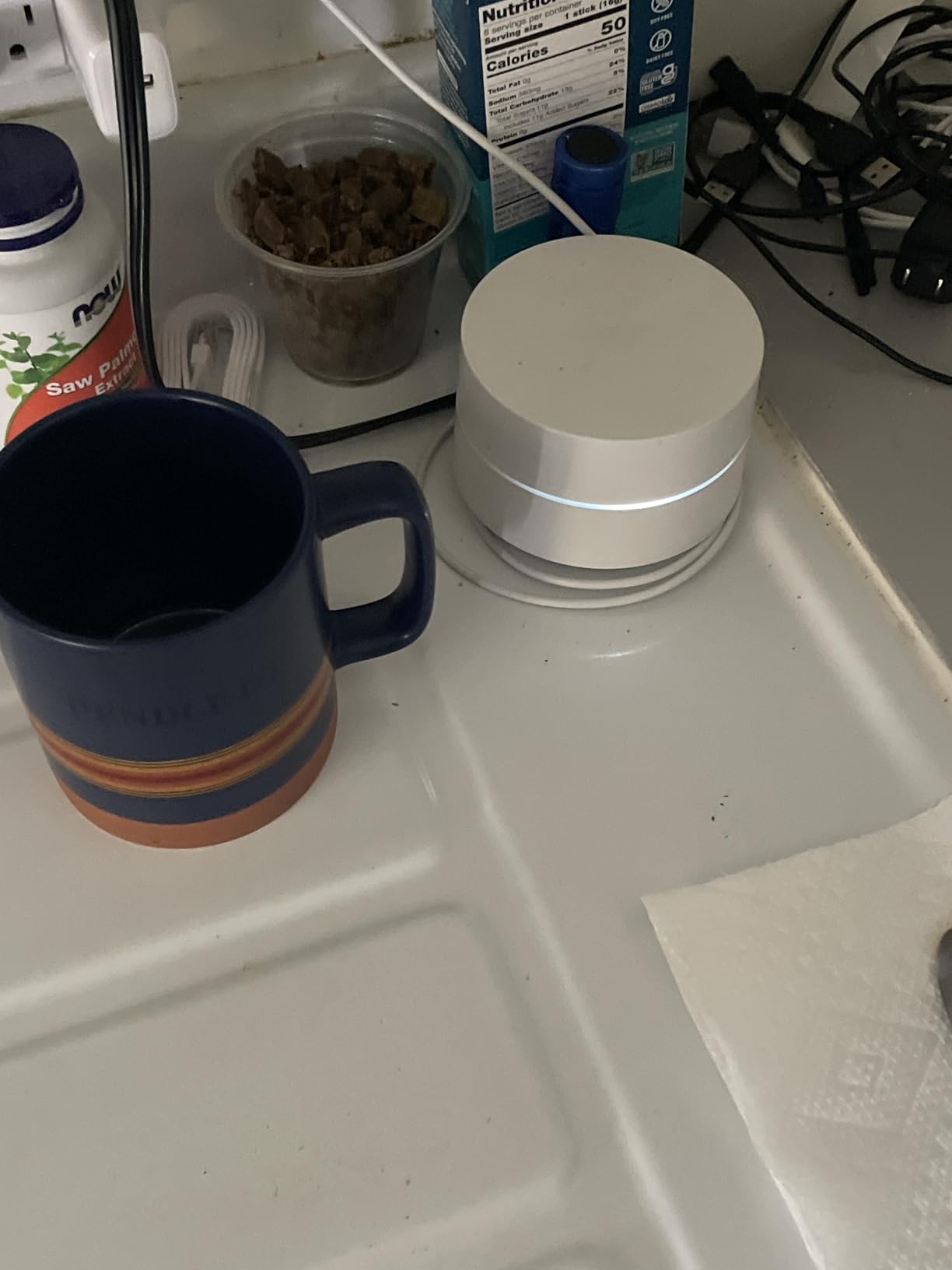 Google WiFi - AC1200 - Mesh WiFi System - WiFi Router - 4500 Sq Ft Coverage - Non-Retail Packaging - 3 Pack - Snow customer photo 2