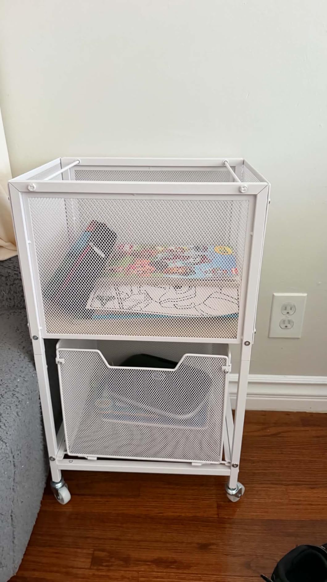Tiaoheka Rolling File Cart, Mobile File Cabinet with Wheels Hanging Files, Hanging File Organizer Fit Letter/Legal Size Beside Under Desk for Office, Home (Patent Pending) customer photo 1