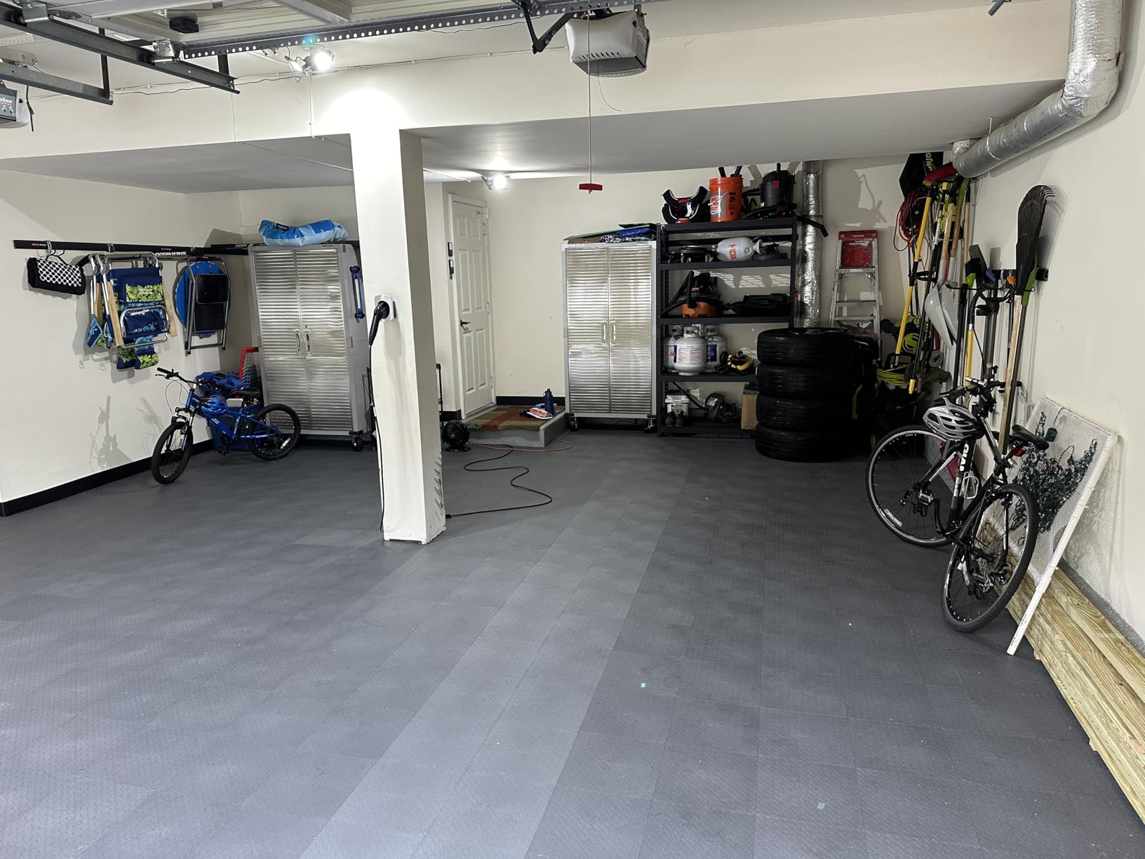 Garage Floor Tiles Interlocking Garage Flooring for Car Modular PlasticTile | 12